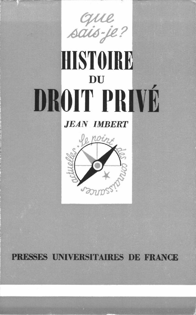 Histoire du Droit Privé