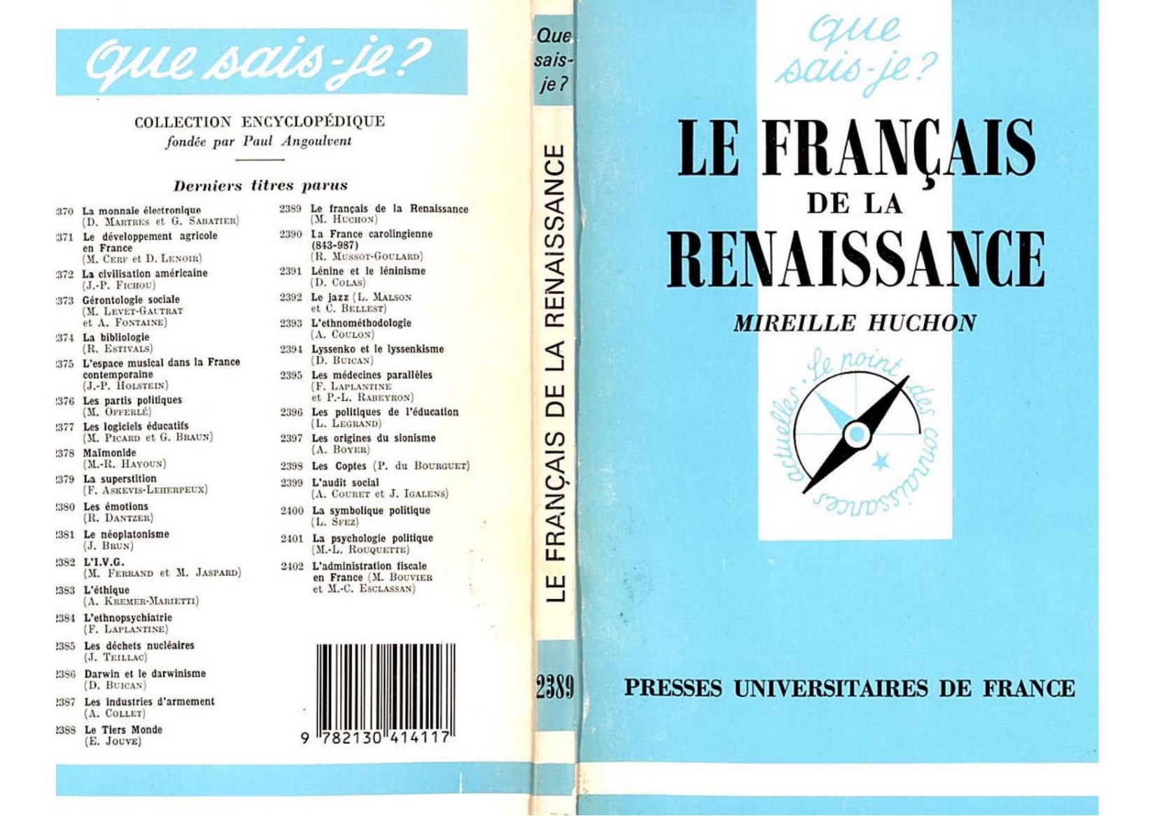 Le français de la renaissance
