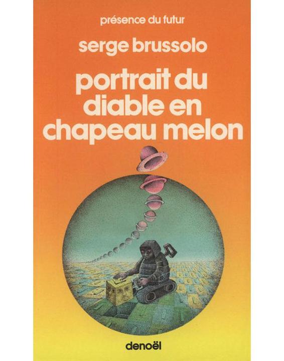 Portrait du diable en chapeau melon