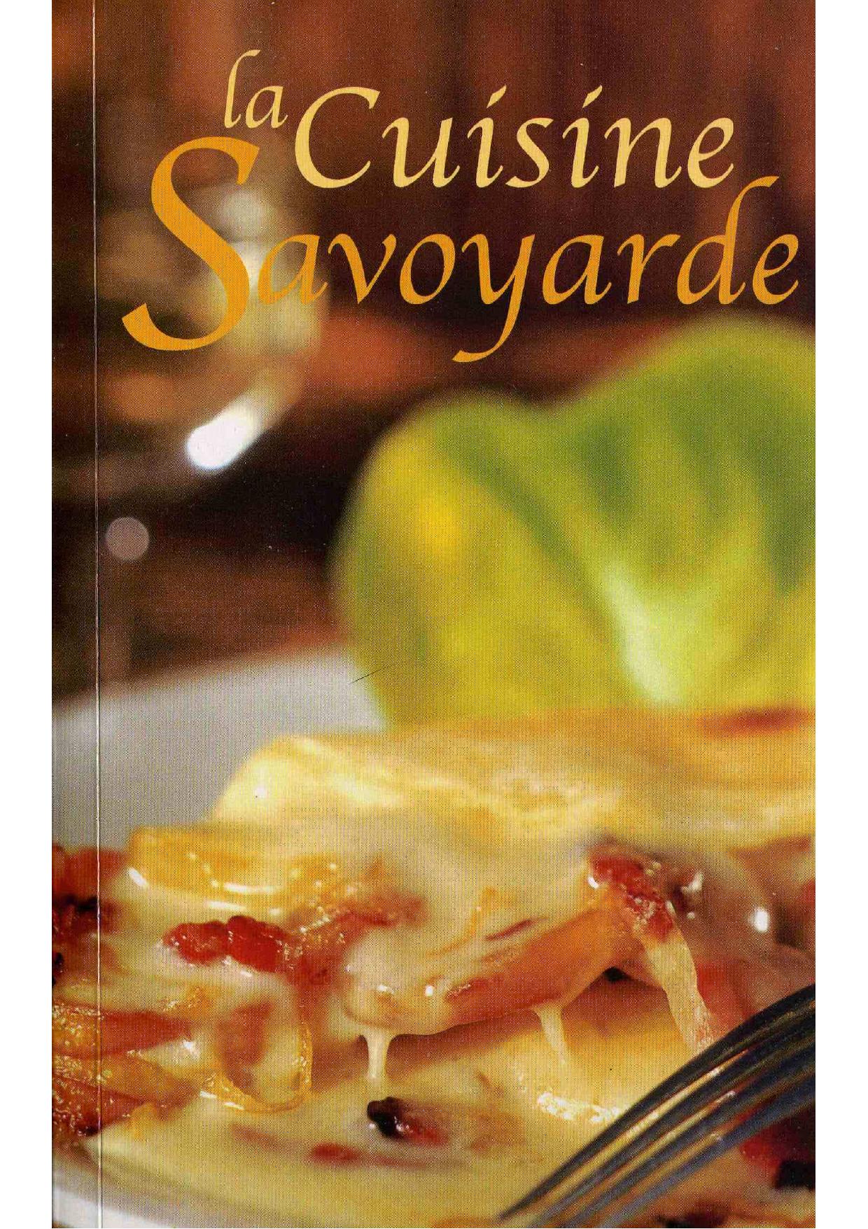 La cuisine savoyarde