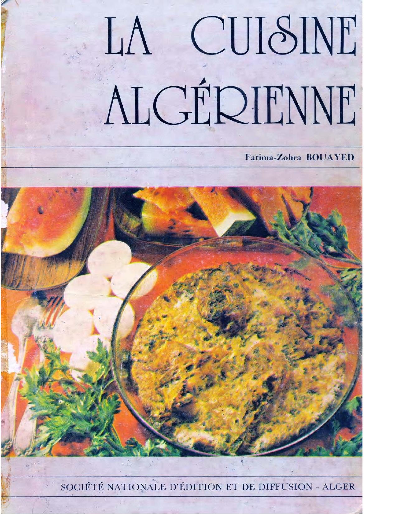 La cuisine algérienne