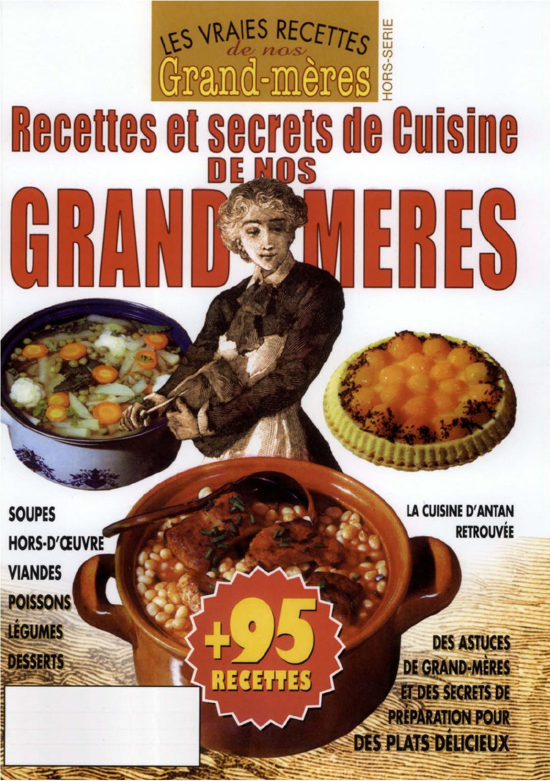 Les Vraies Recettes de nos Grand Mères