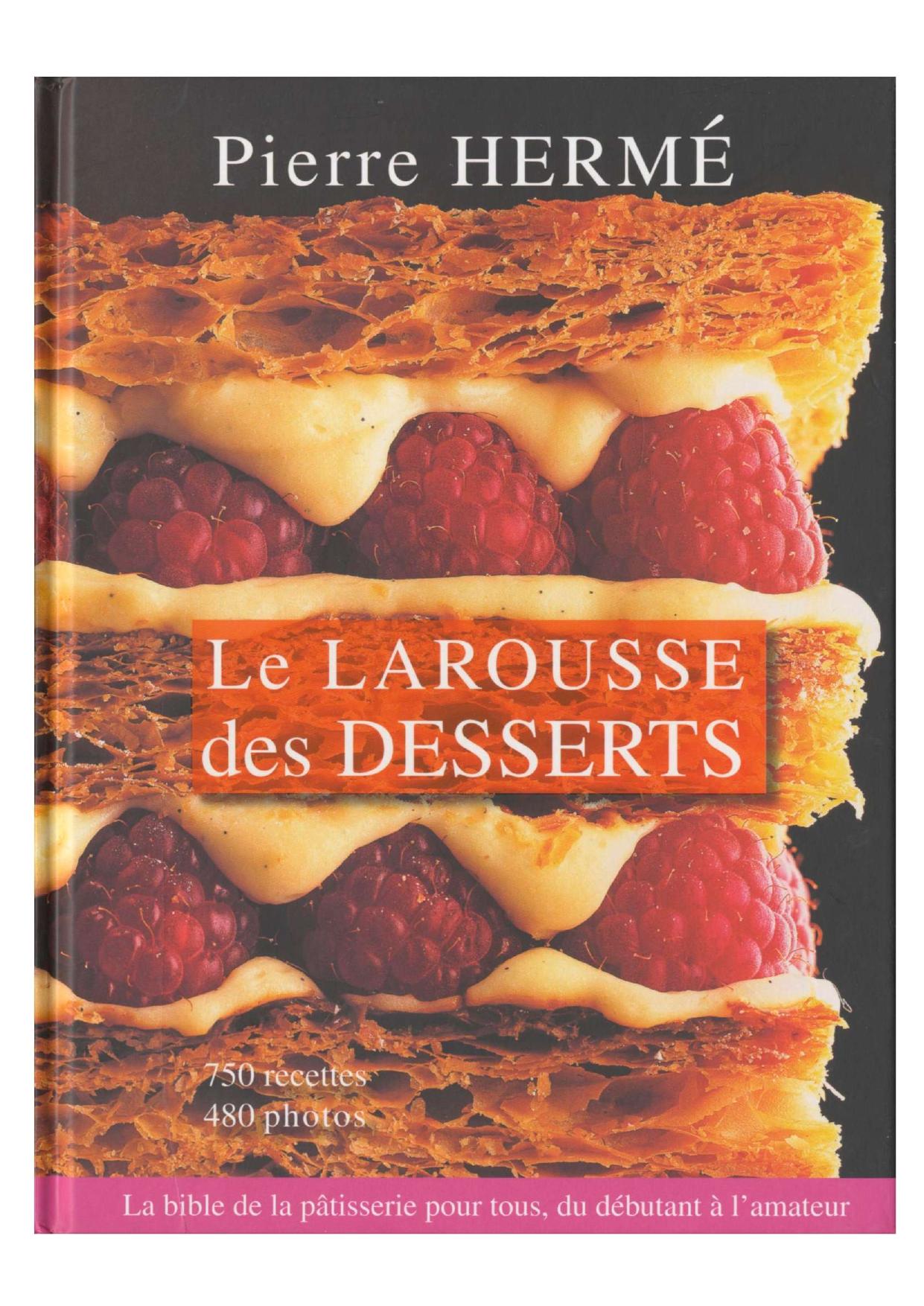 Larousse des desserts