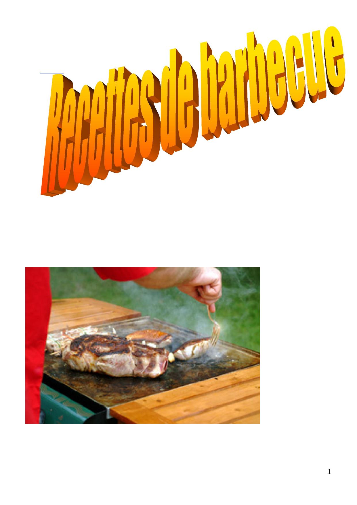 Recettes de barbecue