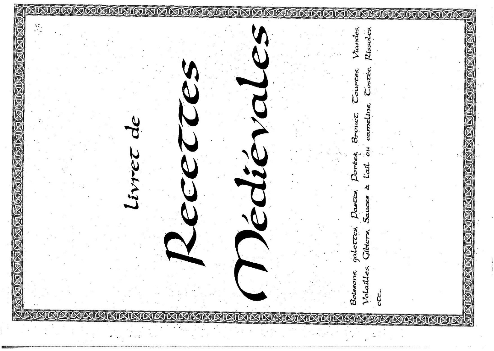Recettes médiévales