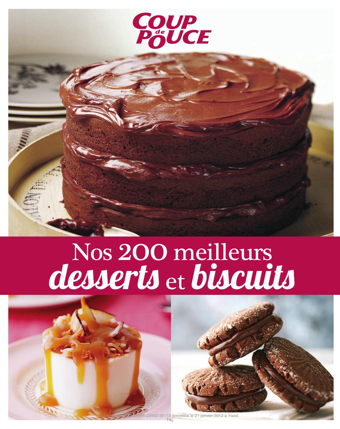 nos 200 meilleurs Desserts et biscuits