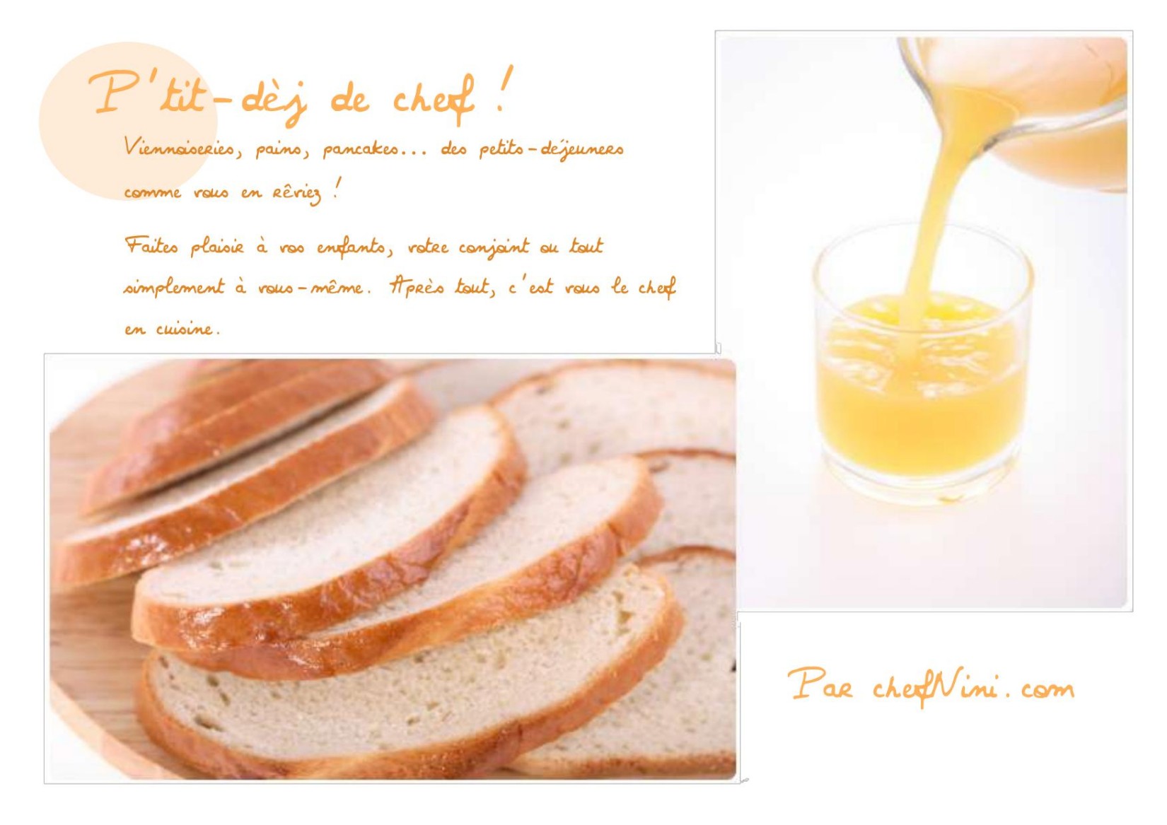 Petit dejeuner de chef