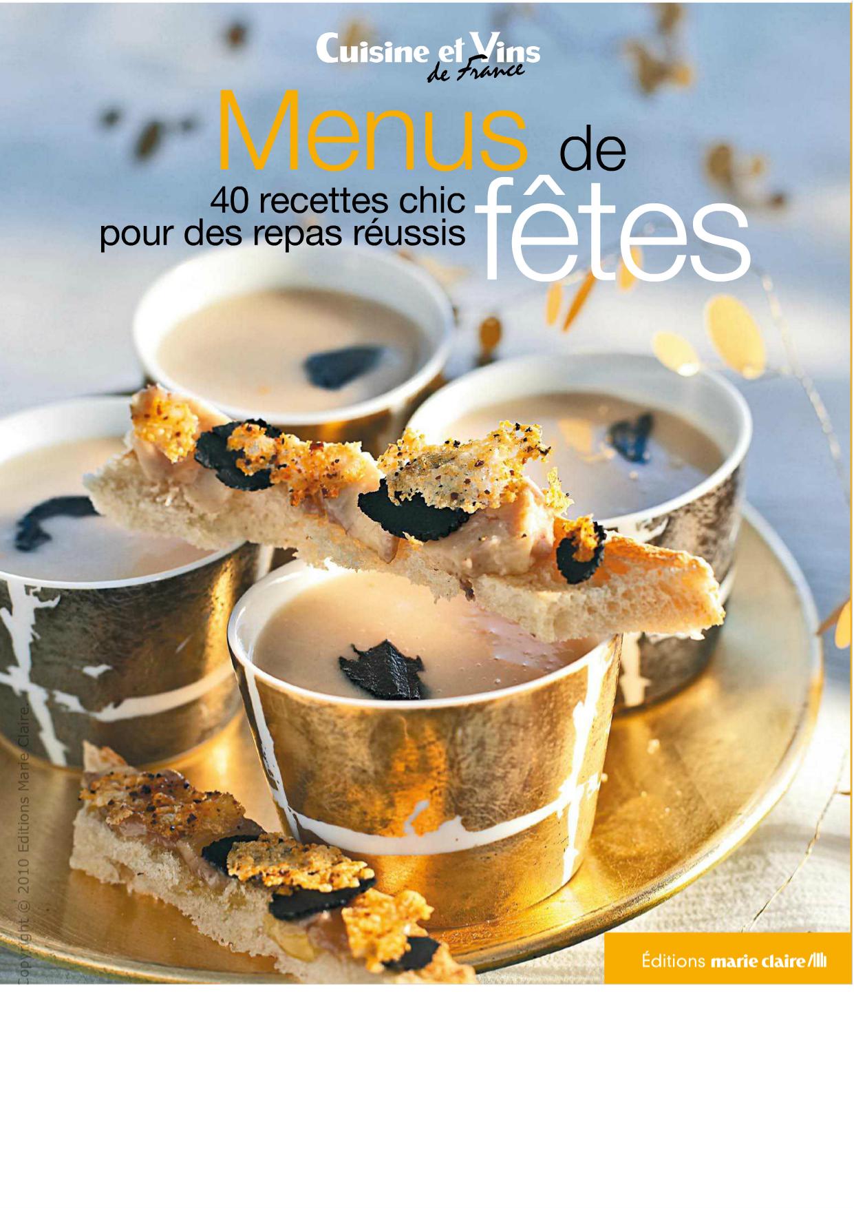 Menus de fêtes