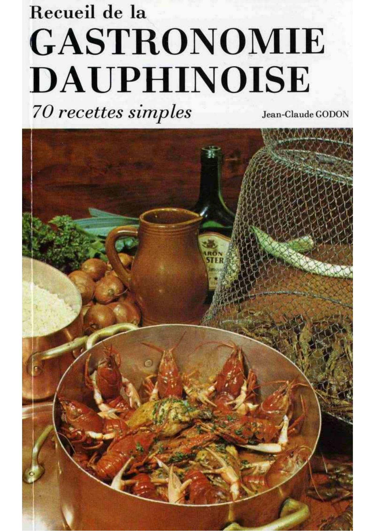 Receuil de la gastronomie dauphinoise