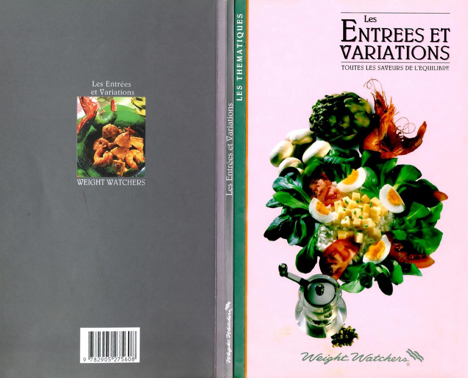 Les entrées et variations