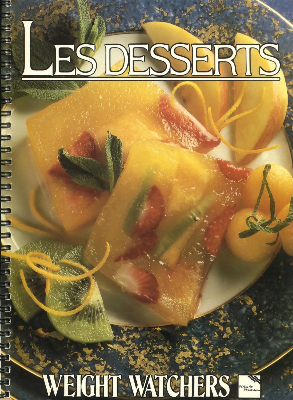 Weight watchers - Les desserts