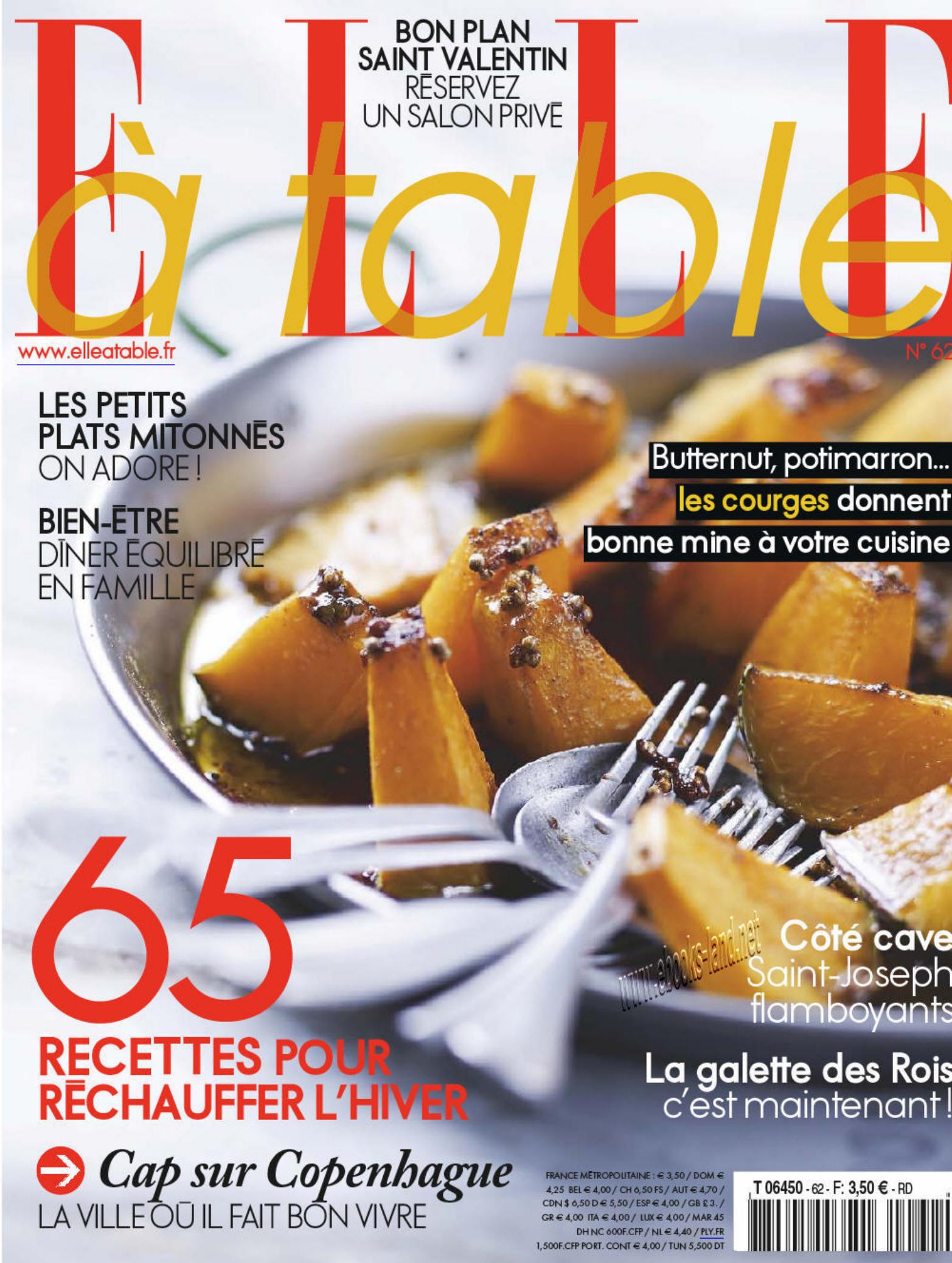Elle à Table (Janvier - Février 2009)