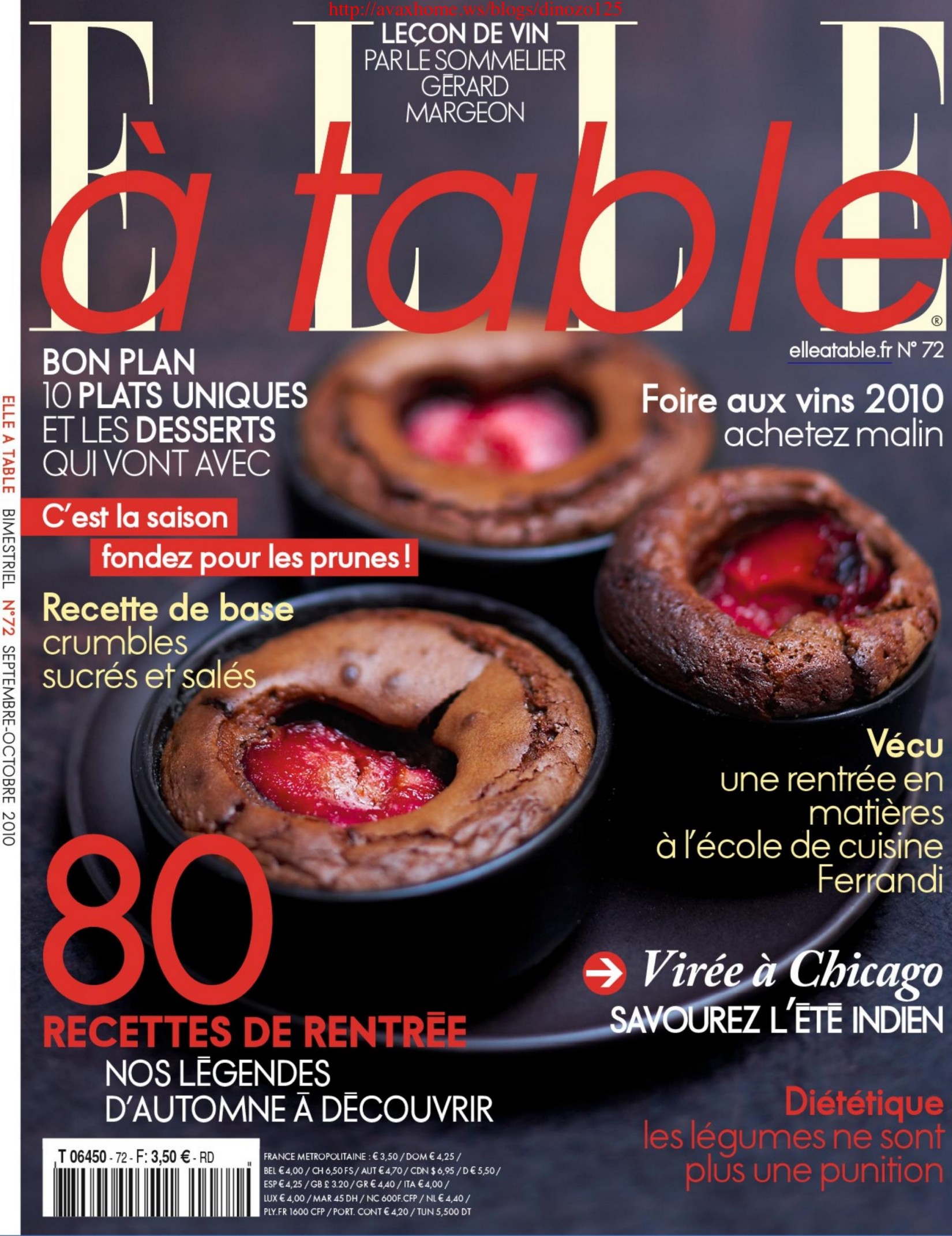 Elle à Table (Septembre - Octobre 2010)