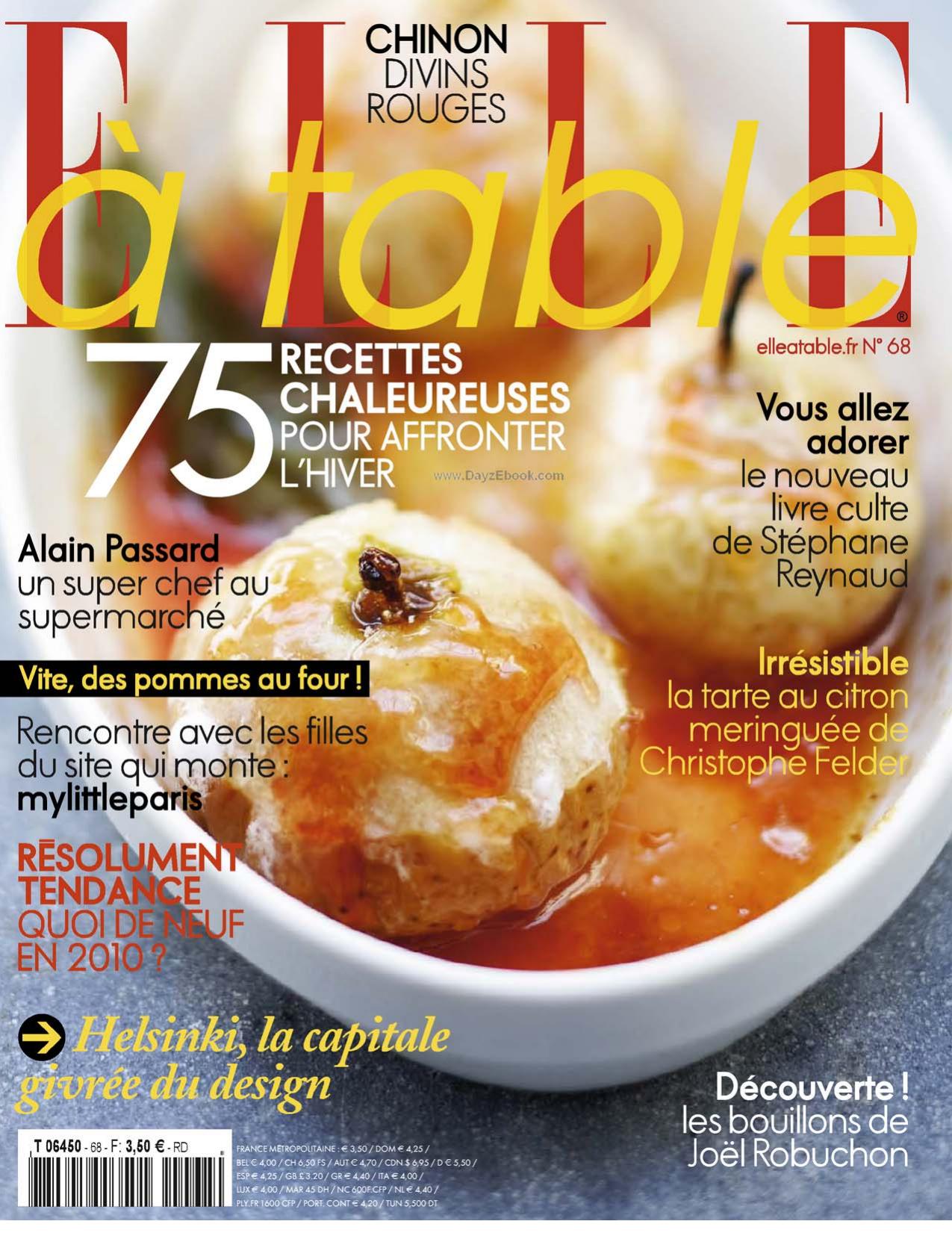 Elle à Table (Janvier - Février 2010)