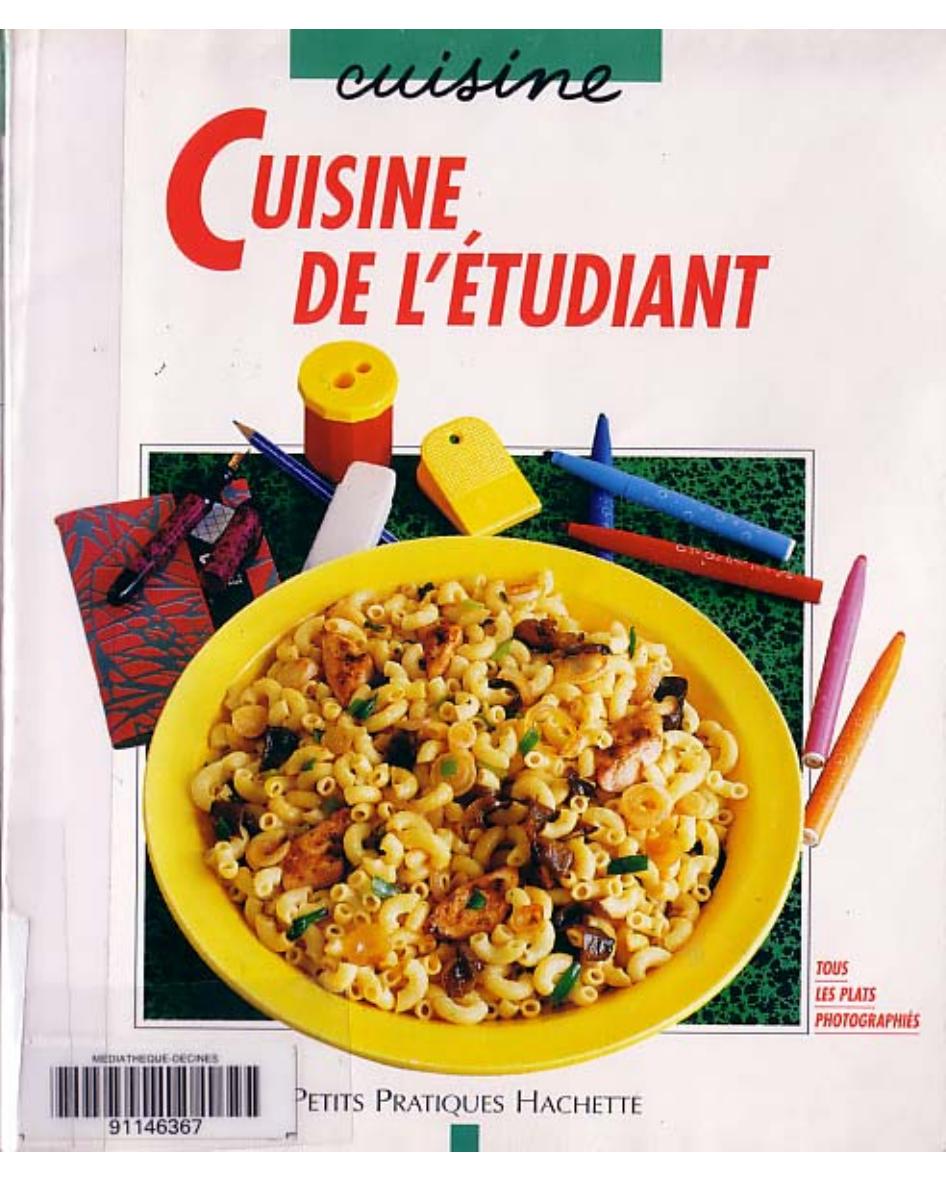 Cuisine de l'Etudiant