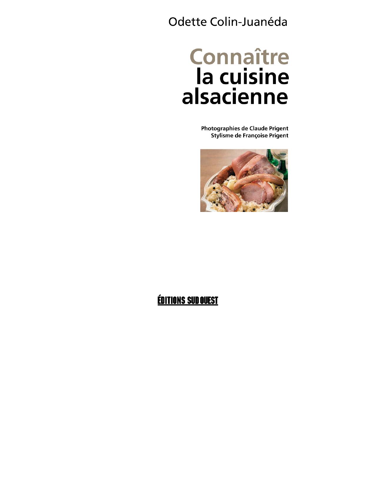 Connaître la cuisine Alsacienne