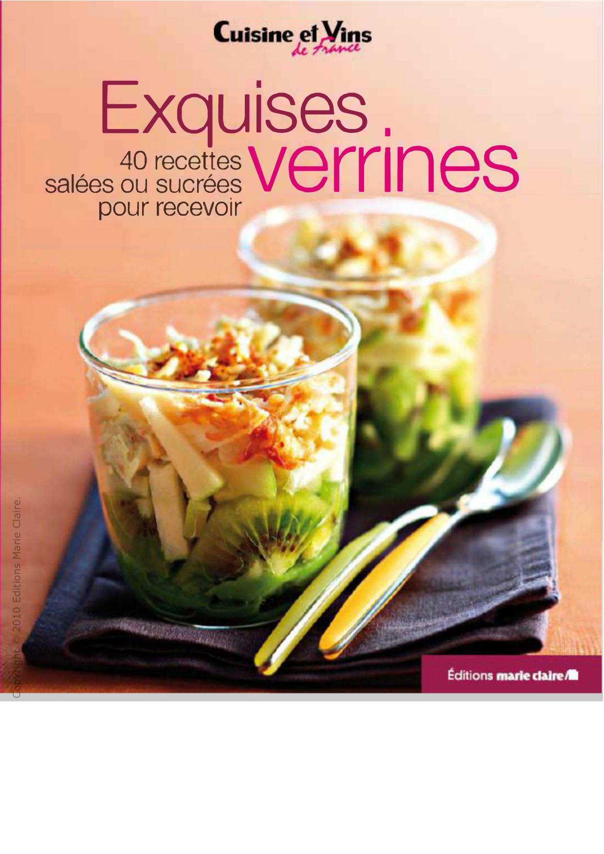 Exquises verrines - 40 recettes salées ou sucrées