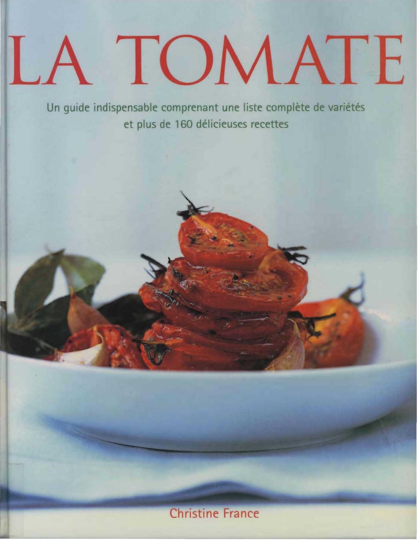 160 recettes à base de tomates