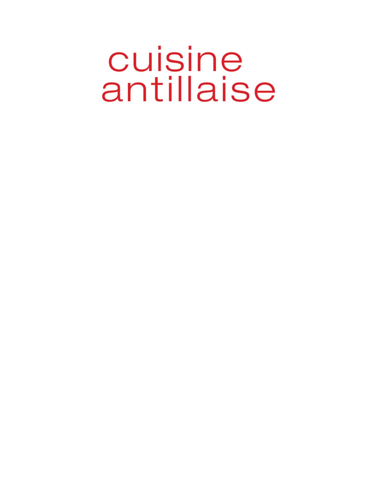 Cuisine antillaise