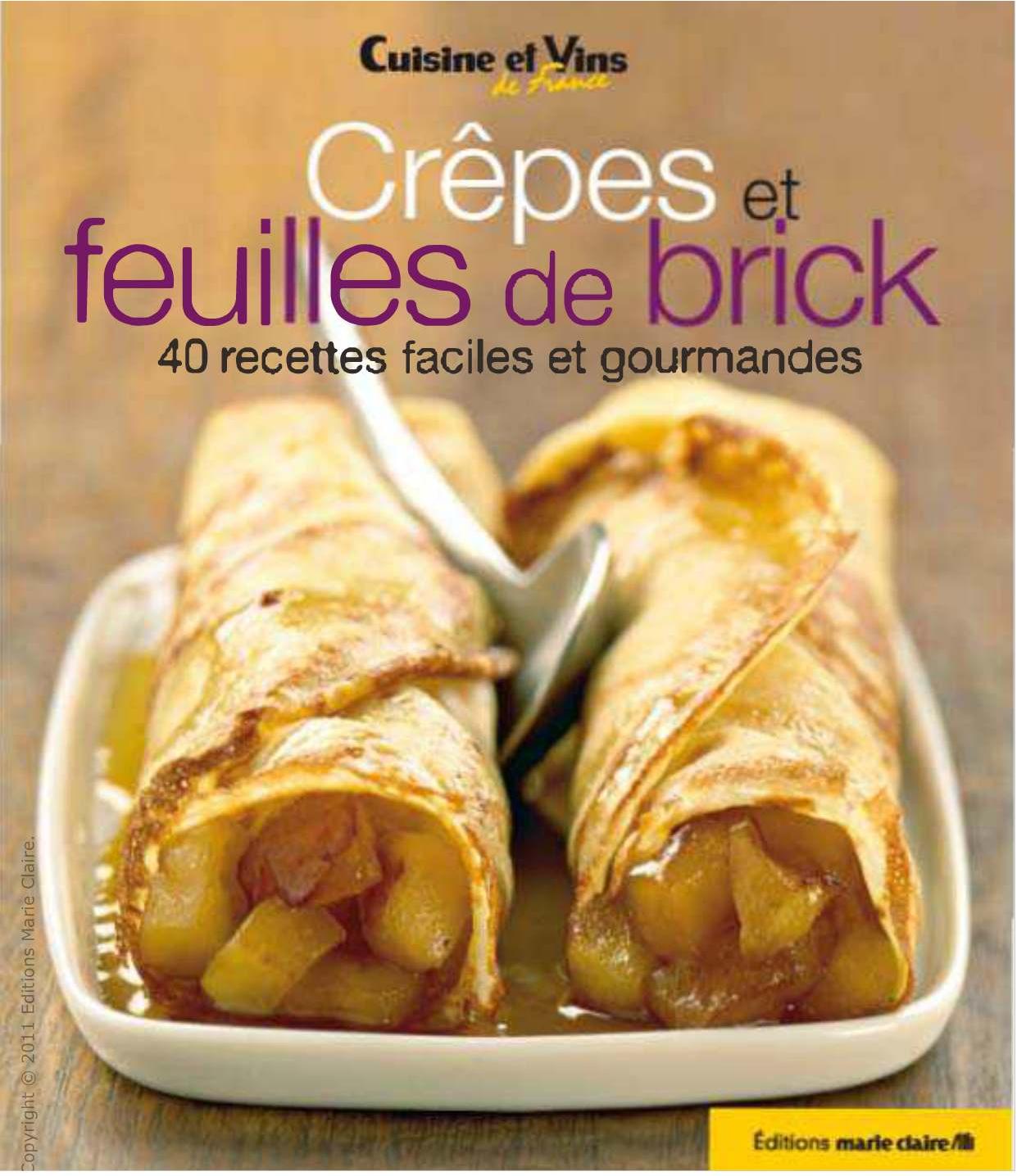 Crêpes et feuilles de brick