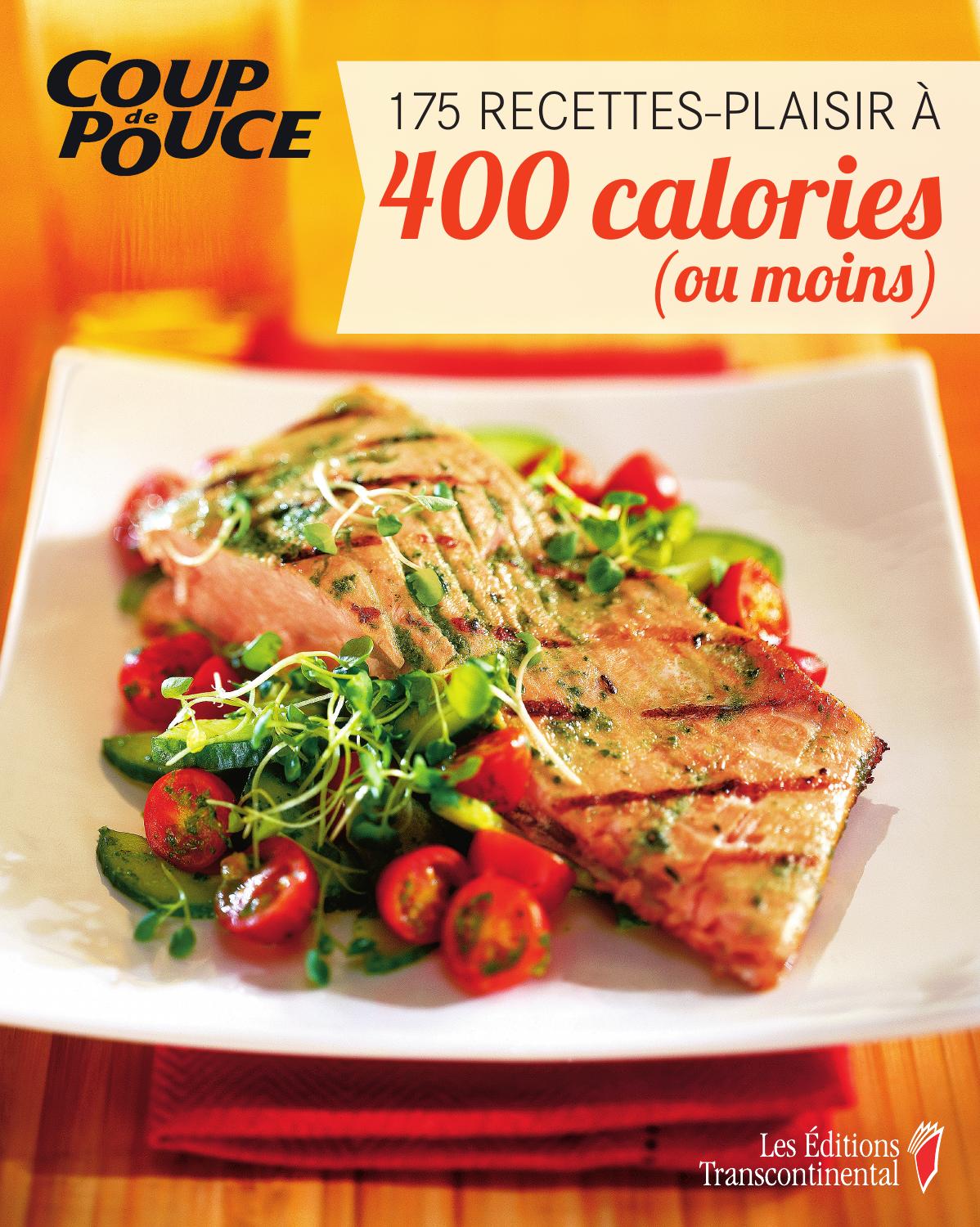 175 recettes-plaisir à 400 calories ou moins