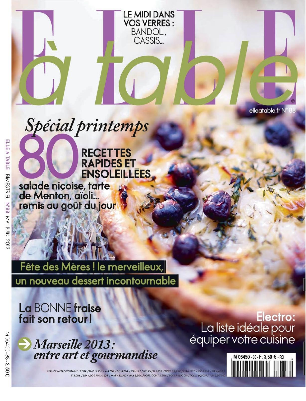 Elle à Table (Mai - Juin 2013)