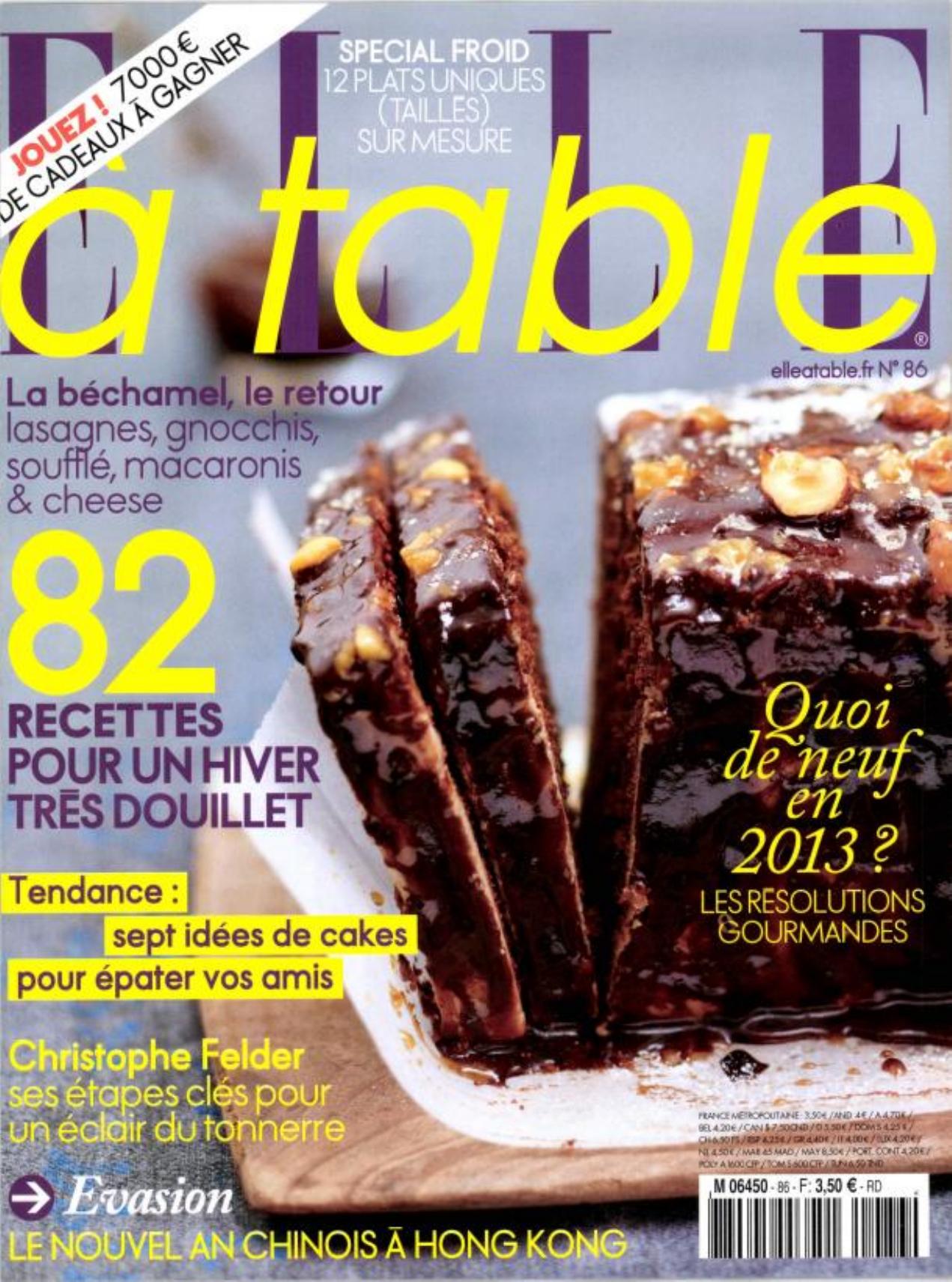 Elle à Table (Janvier - Février 2012)