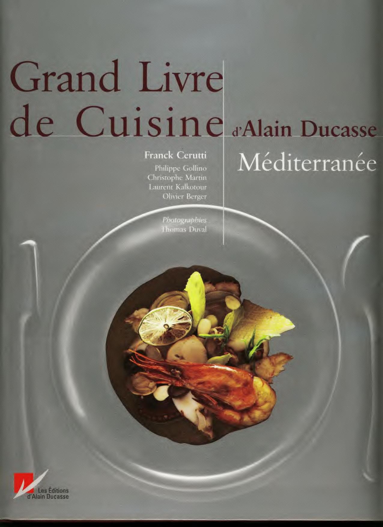 Grand livre de cuisine - Méditerranée