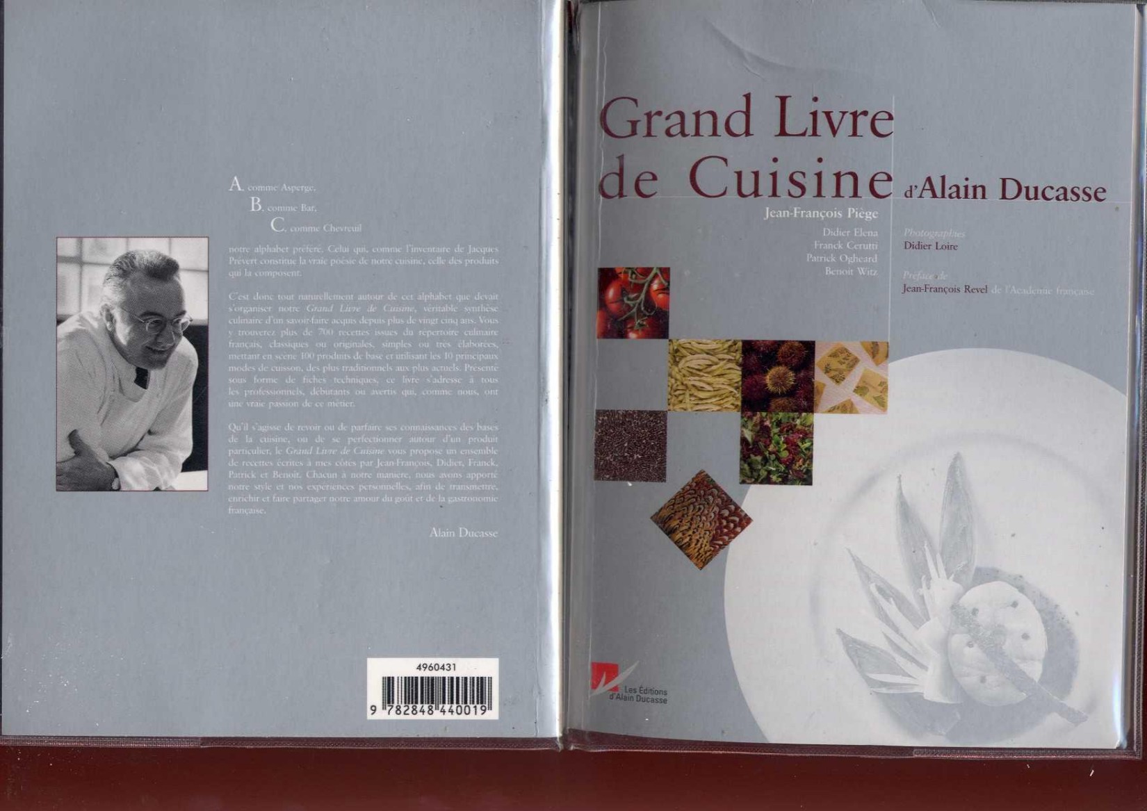Grand livre de cuisine d'Alain Ducasse