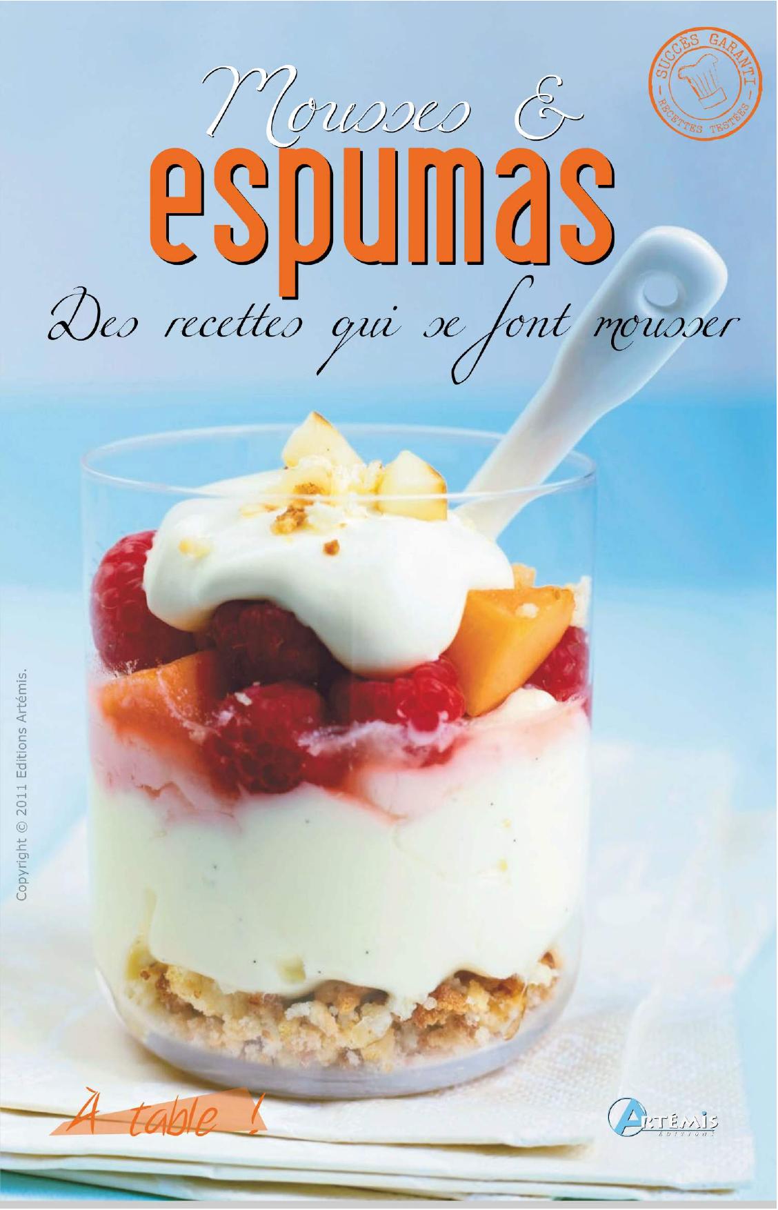 Mousses et espumas