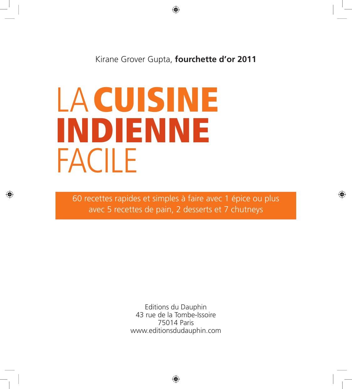 La Cuisine Indienne Facile