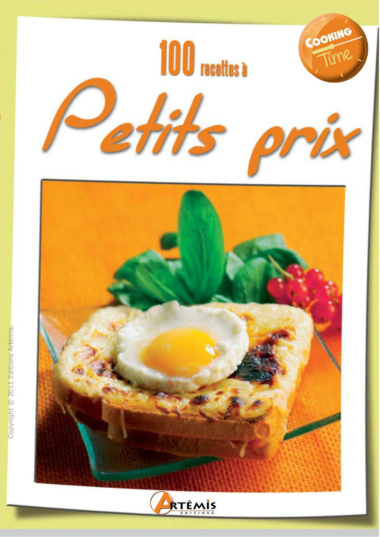 100 recettes à pe prix