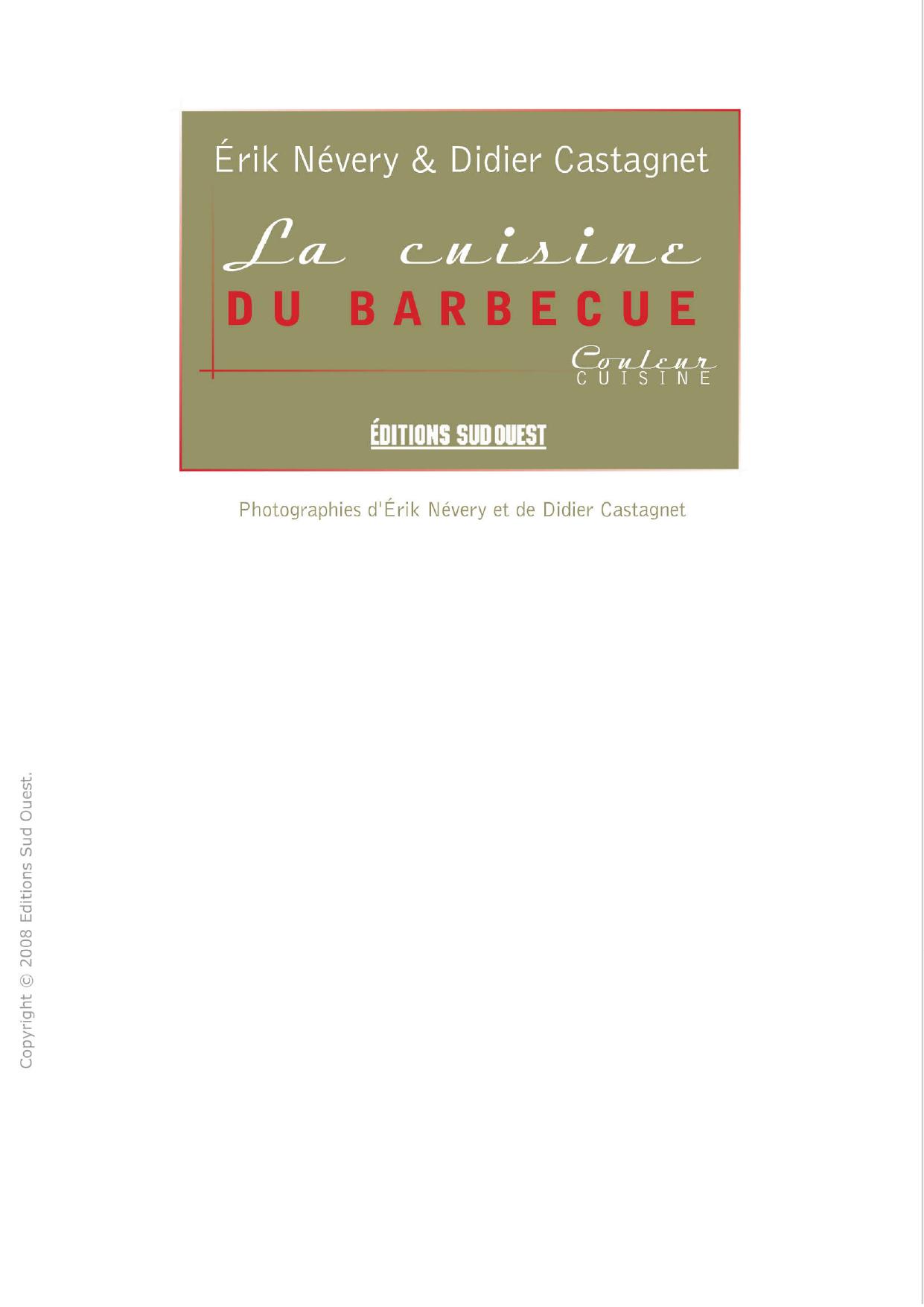 La cuisine du Barbecue