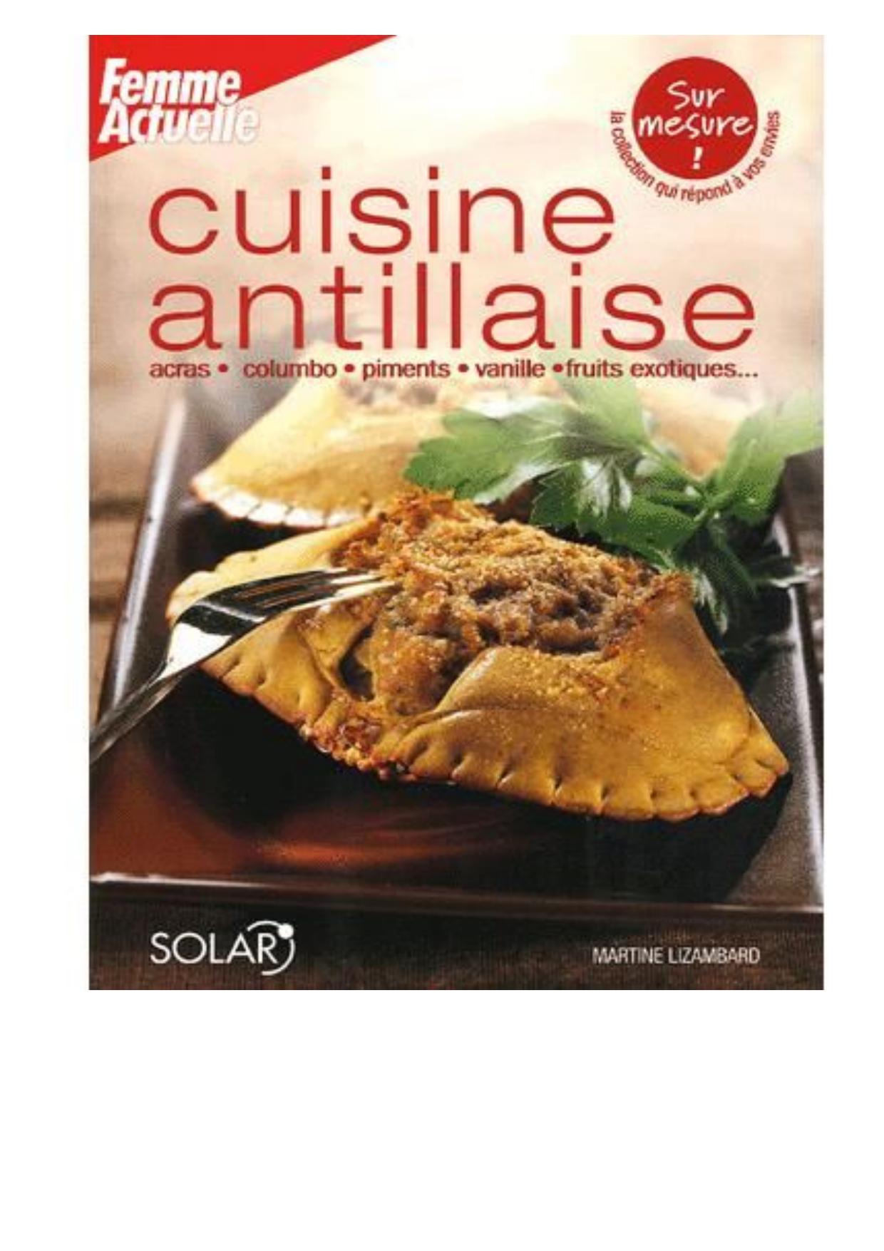 La cuisine antillaise