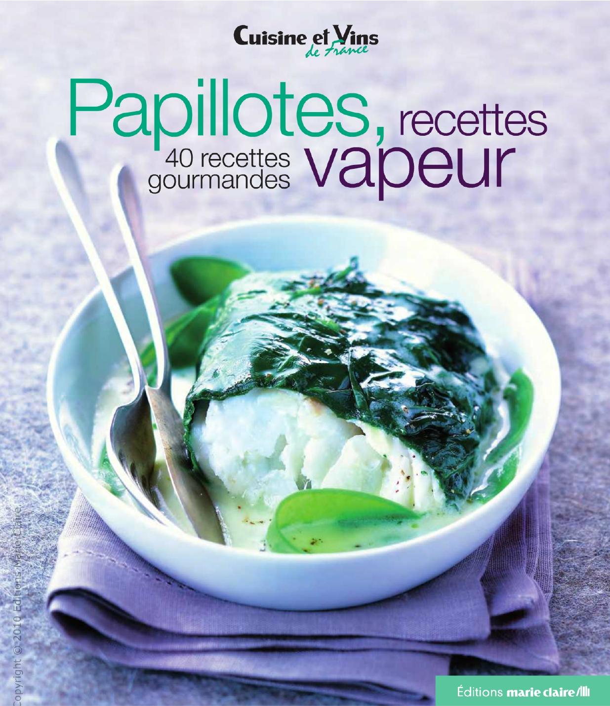 Papillotes, recettes vapeur