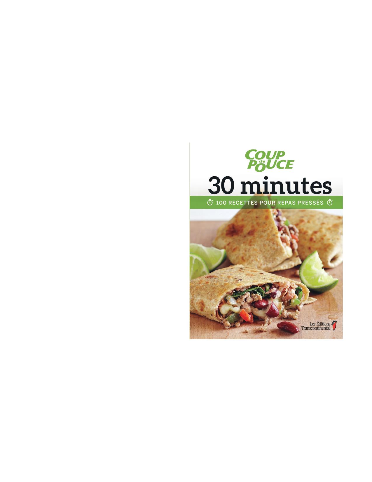 100 recettes pour repas pressés