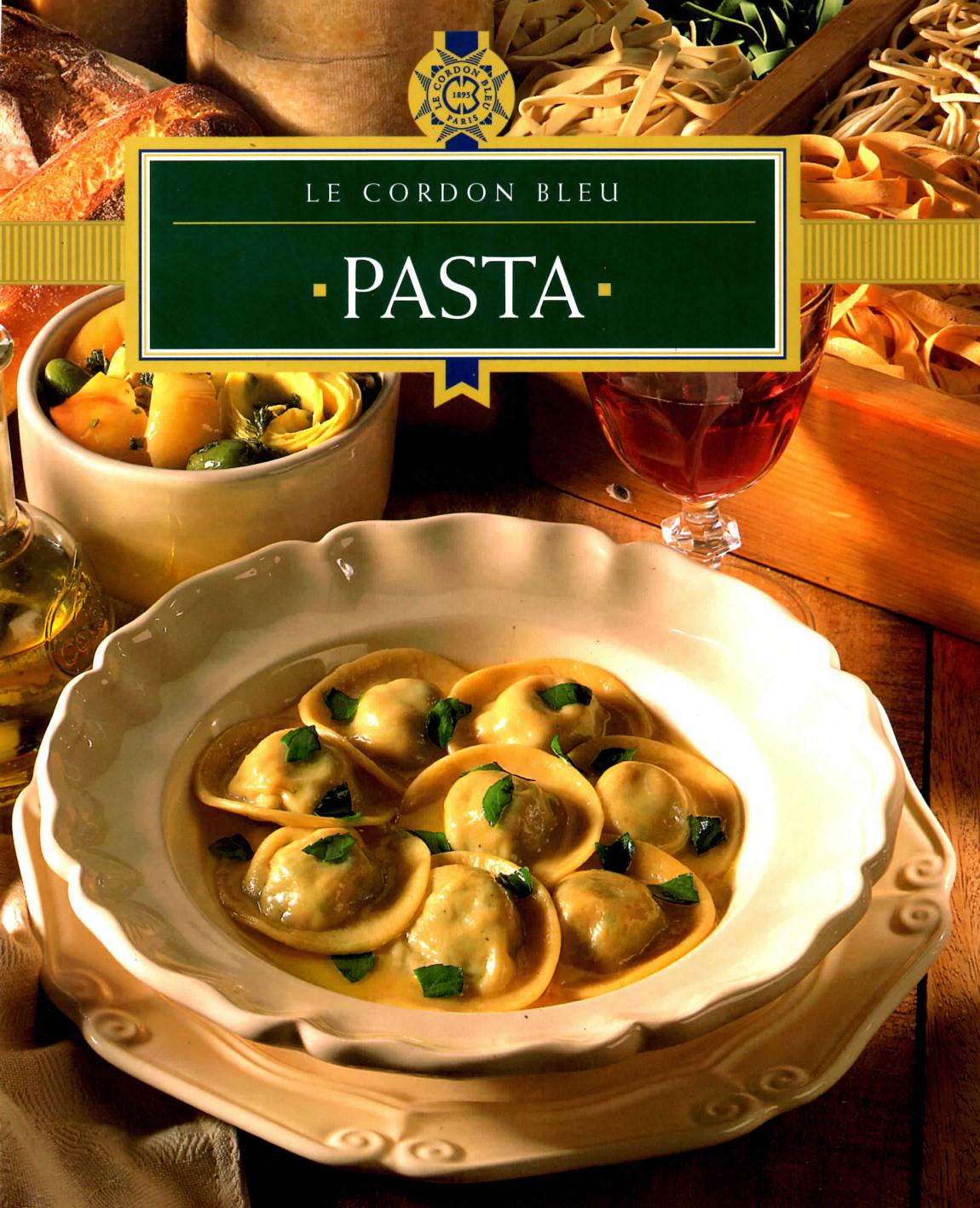Pasta le cordon bleu livre de cuisine