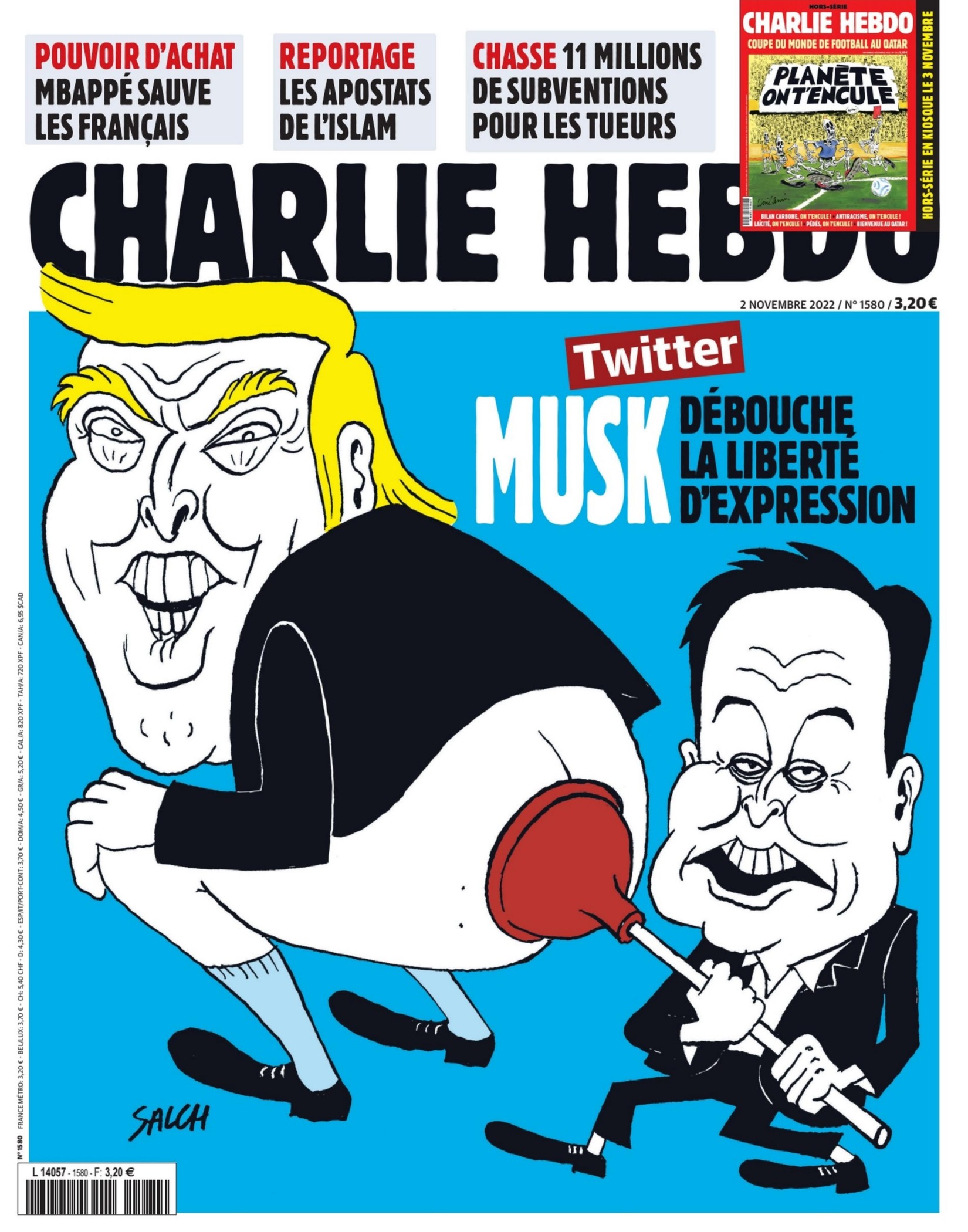 Charlie Hebdo (2 Novembre 2022)