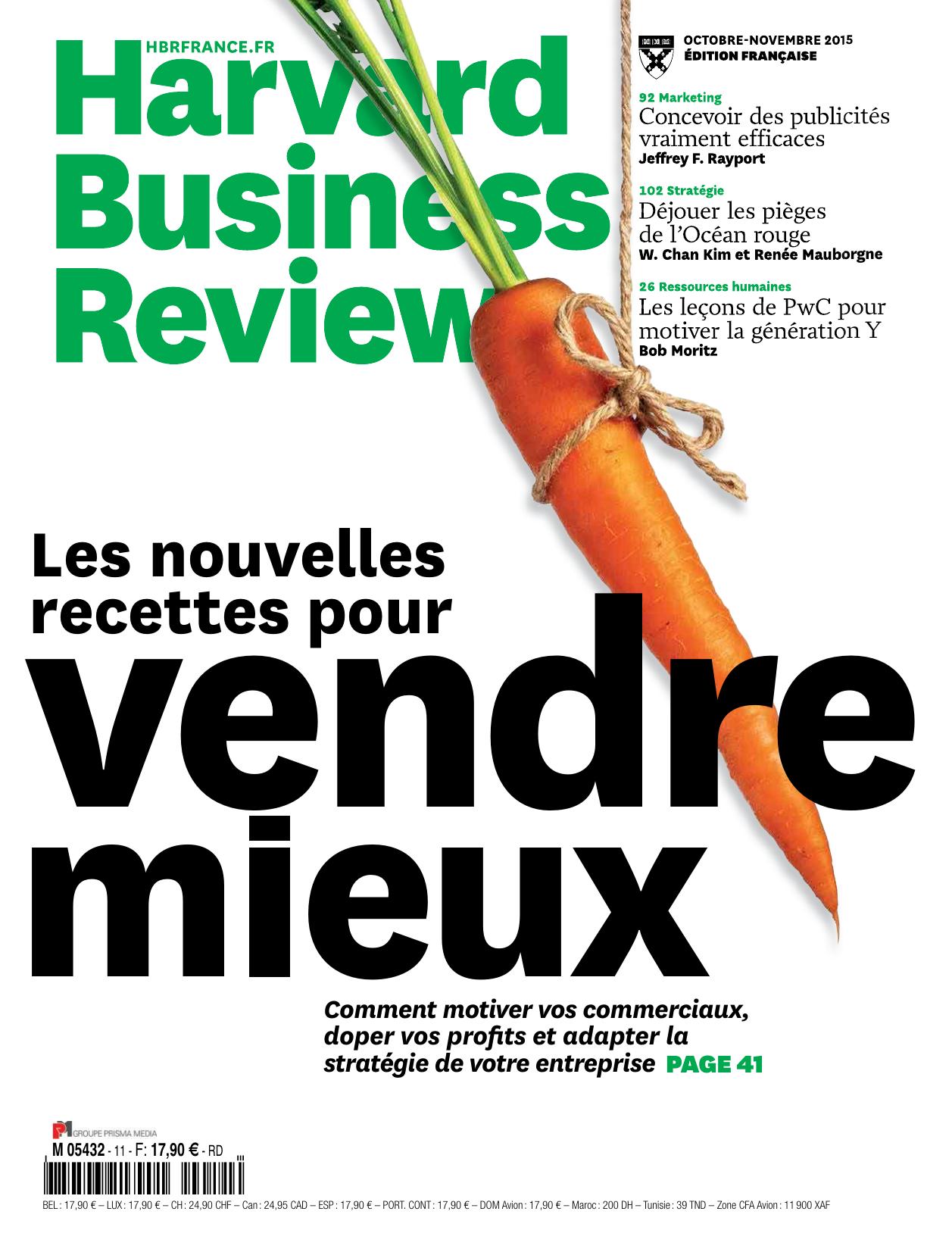 Harvard Business Review N°11 - Octobre