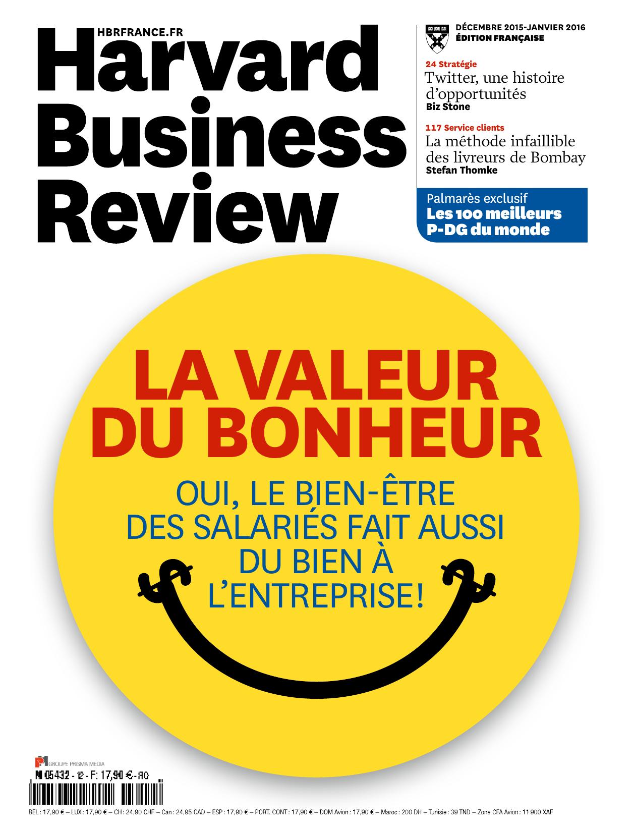 Harvard Business Review N°12 - Décembre