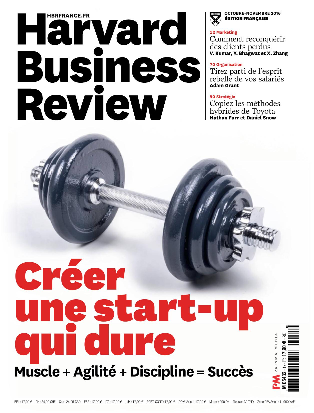 Harvard Business Review N°17 - Octobre