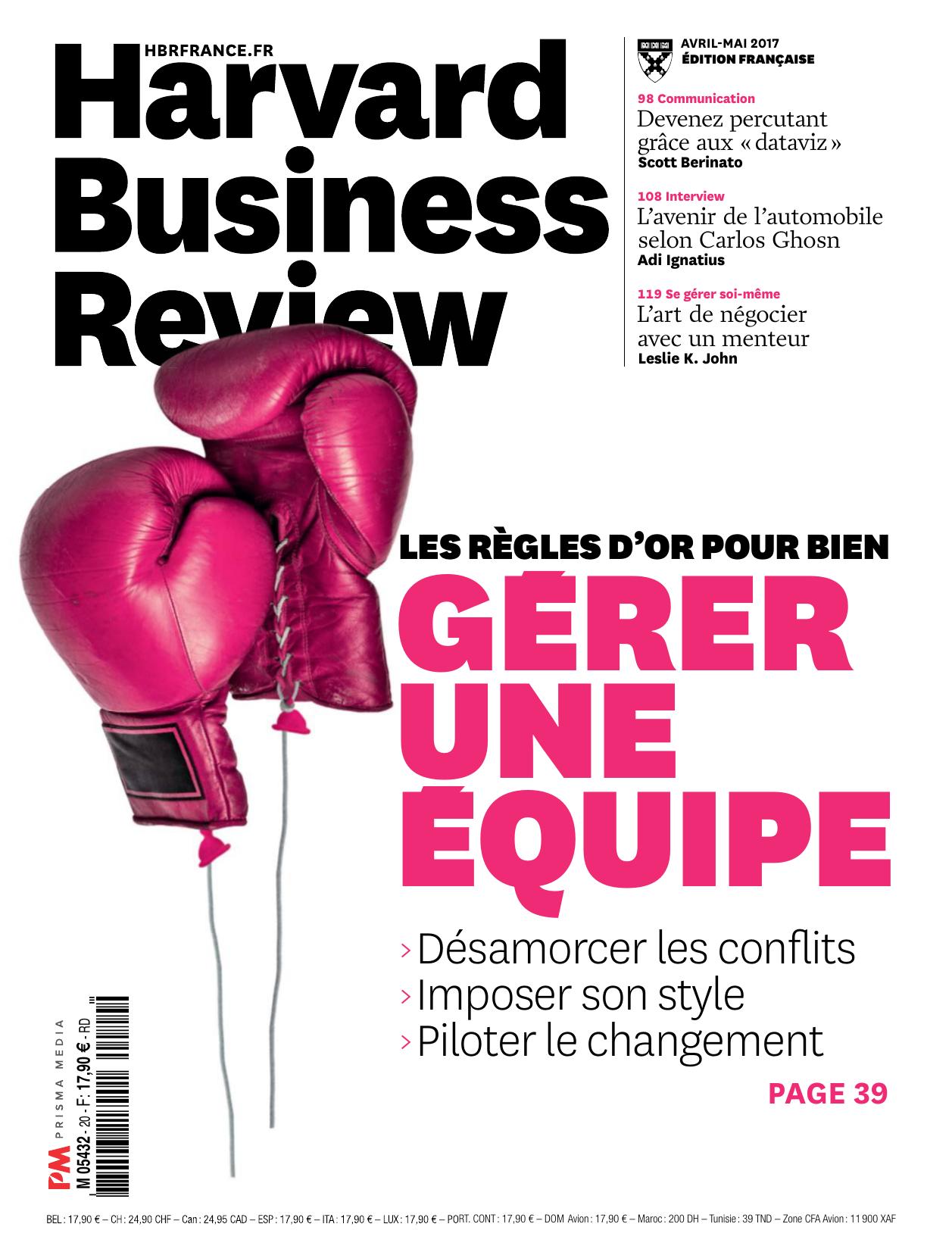 Harvard Business Review N°20 - Avril