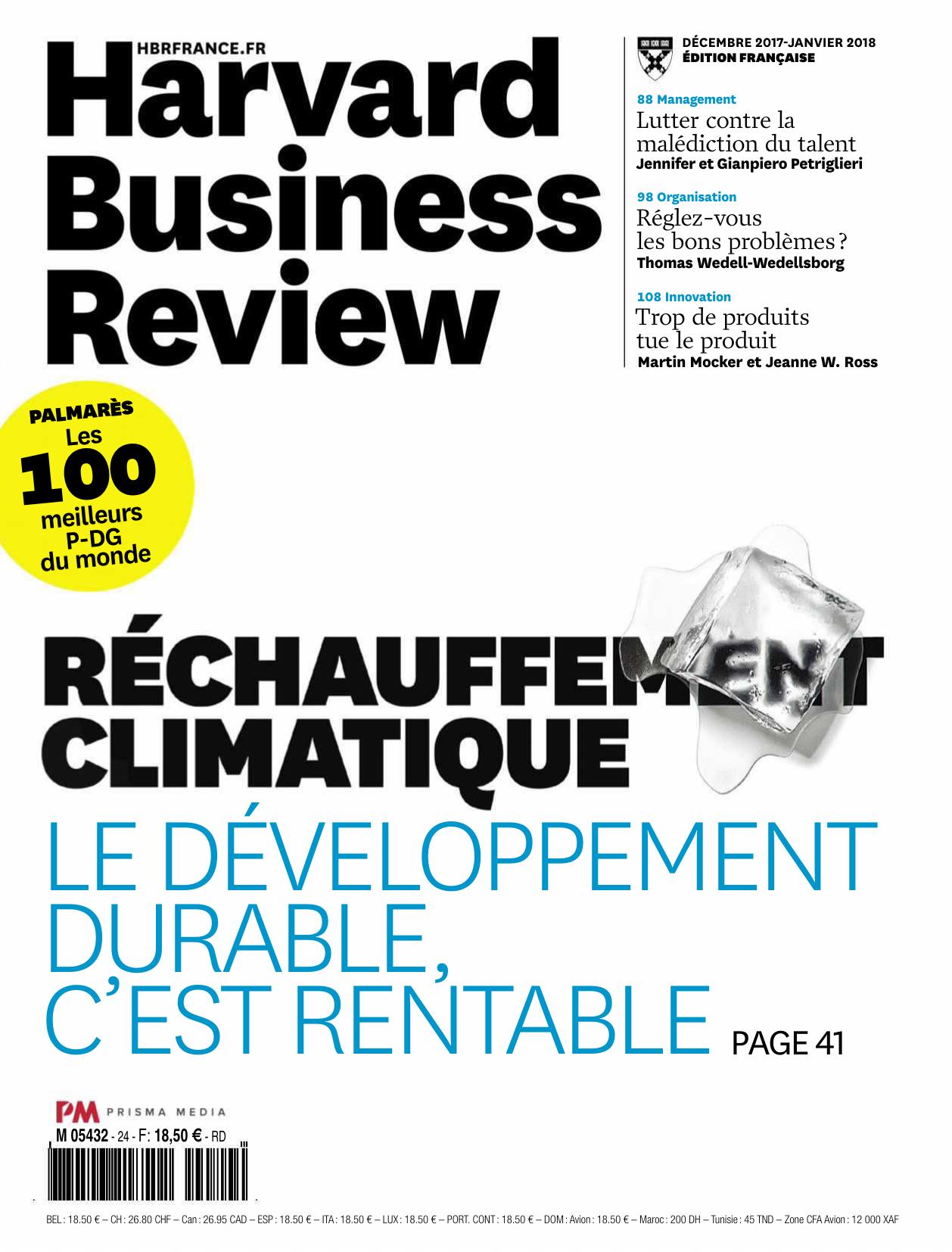Harvard Business Review N°24 - Décembre