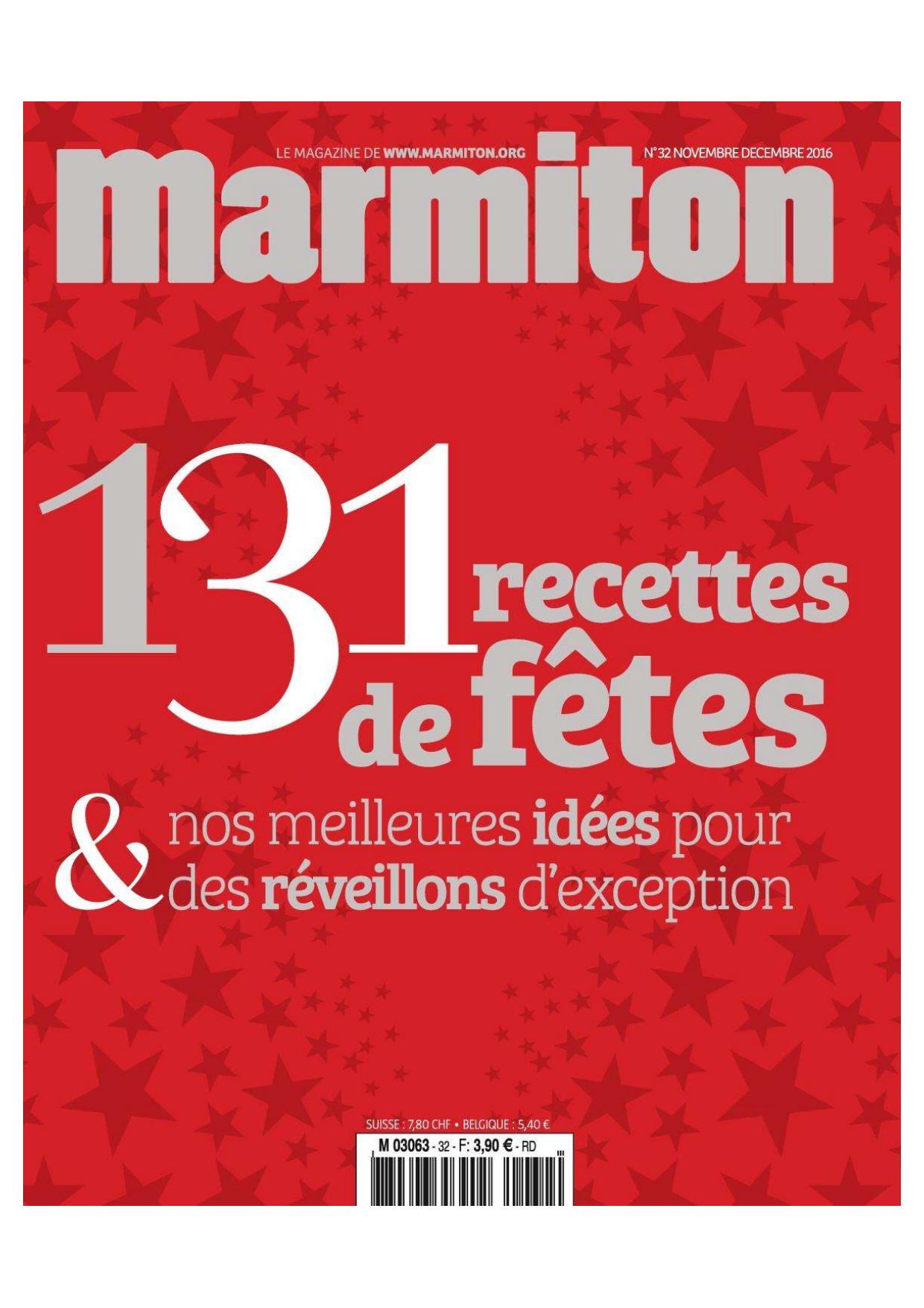Marmiton (Novembre - Décembre 2016)