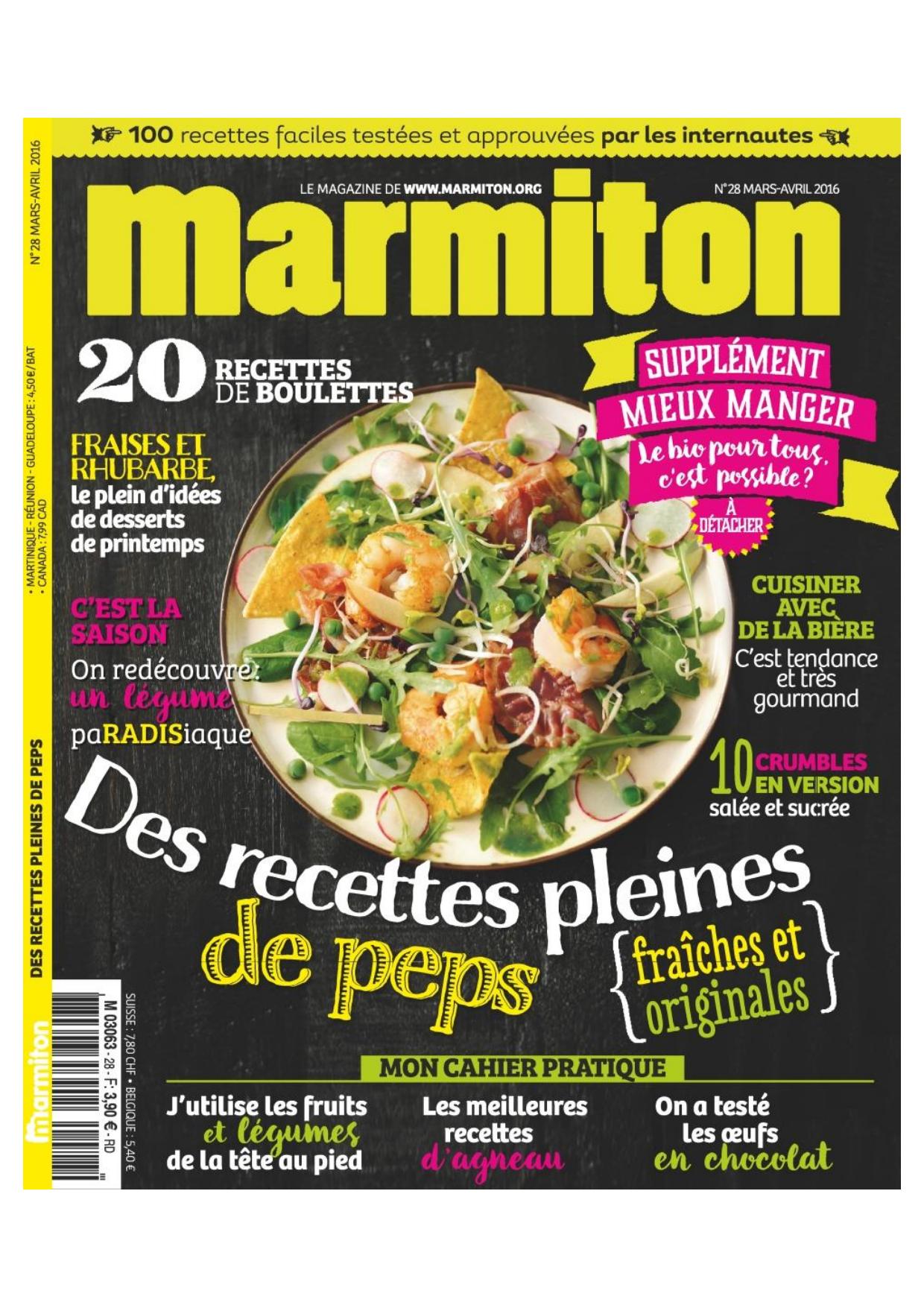 Marmiton (Mars - Avril 2016)