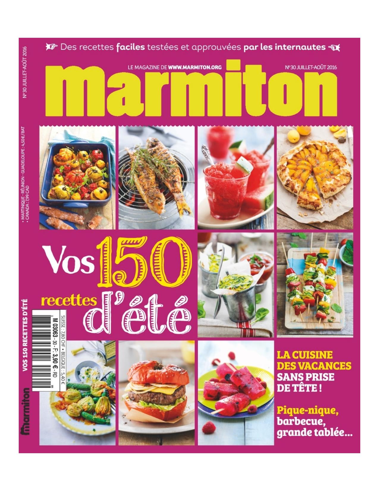 Marmiton (Juillet - Août 2016)