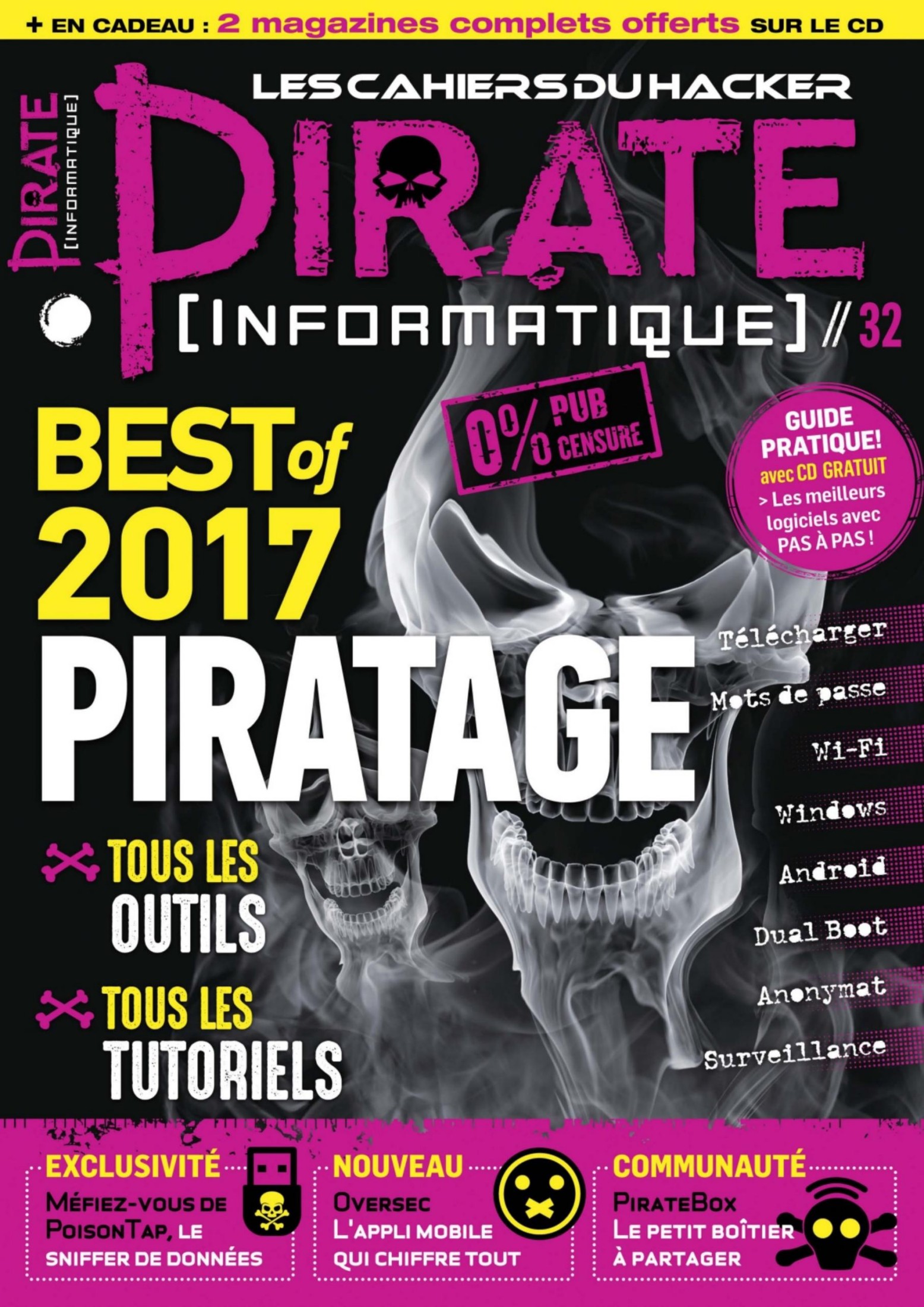 Les Cahiers du Hacker - Pirate informatique (Février - Avril 2017)