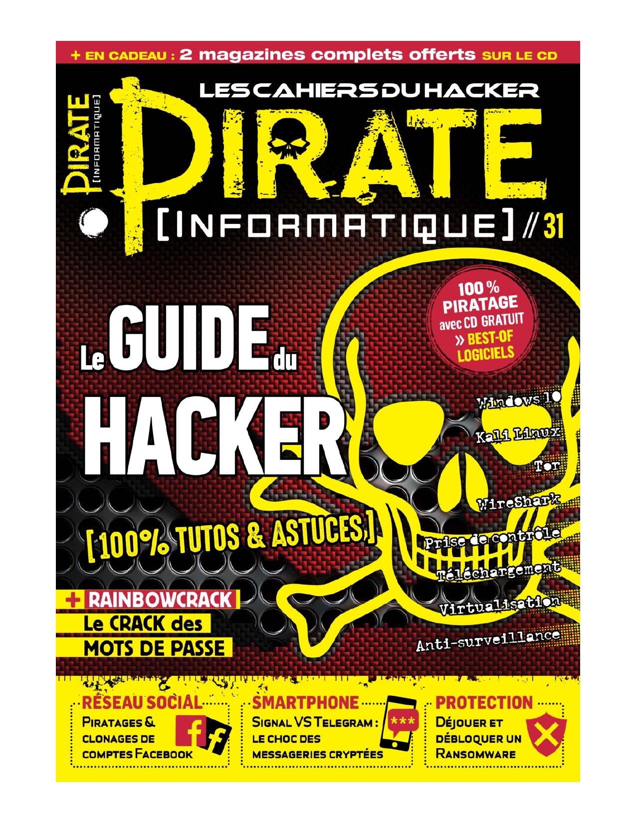 Les Cahiers du Hacker - Pirate informatique (Novembre 2016 - Janvier 2017)