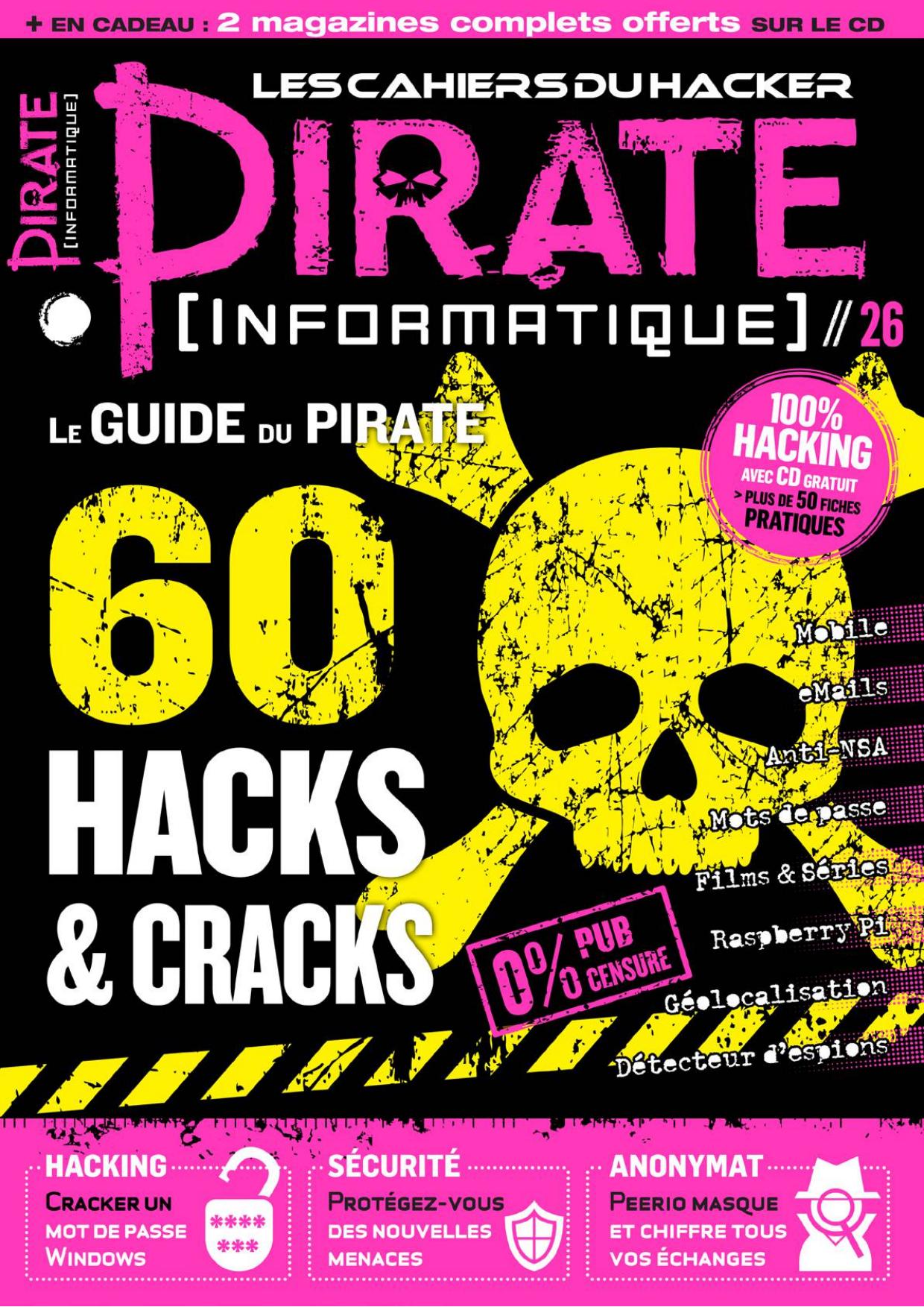 Les Cahiers du Hacker - Pirate informatique (Août - Octobre 2015)