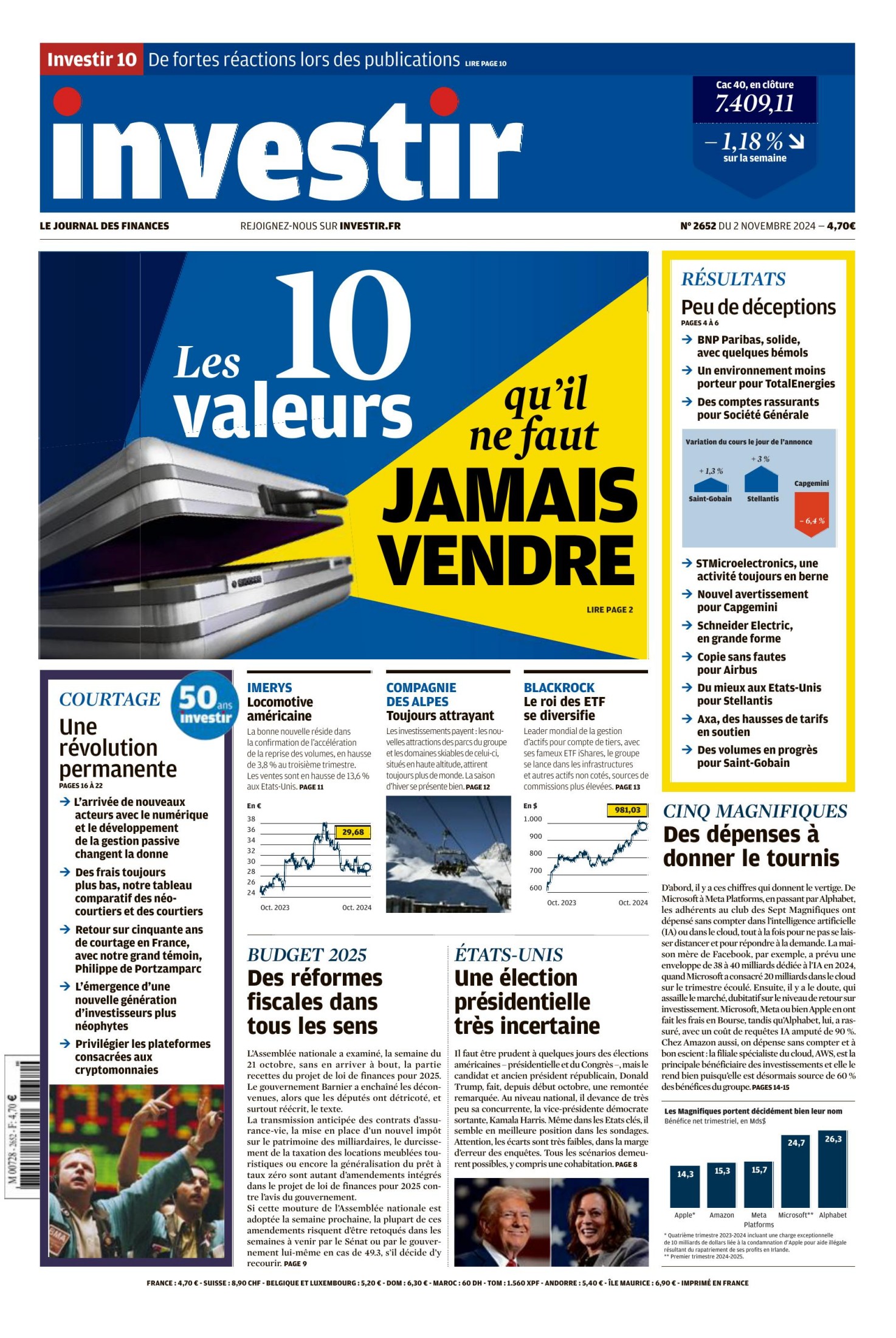 Investir (2 Novembre 2024)